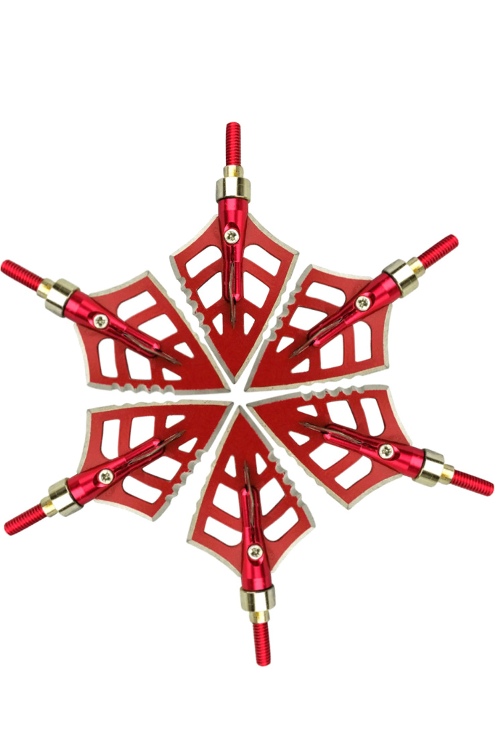 Archery Broadheads 125gr 4Blade Arrowheads Screw Tips Hunting