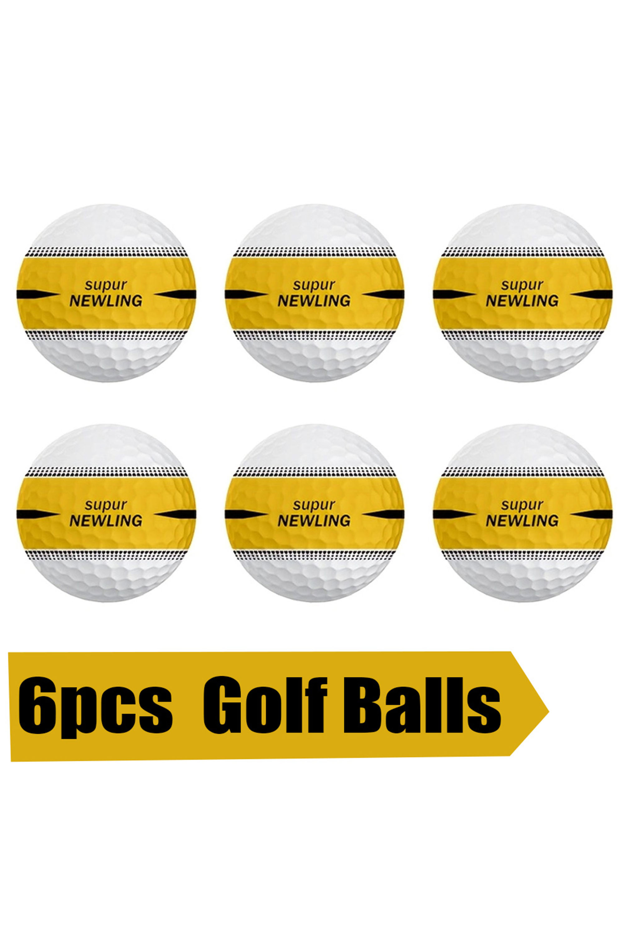 Rubber Golf Ball Practice Training Driving Range Indoor Outdoor 