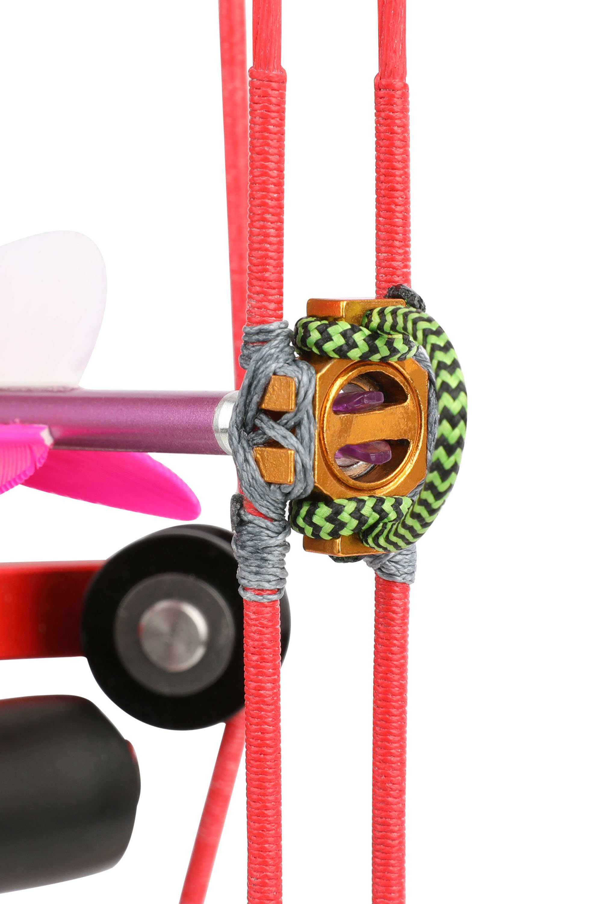 2-Pack Gold Magnetic Universal Arrow Rests, Aluminum Alloy, 3g