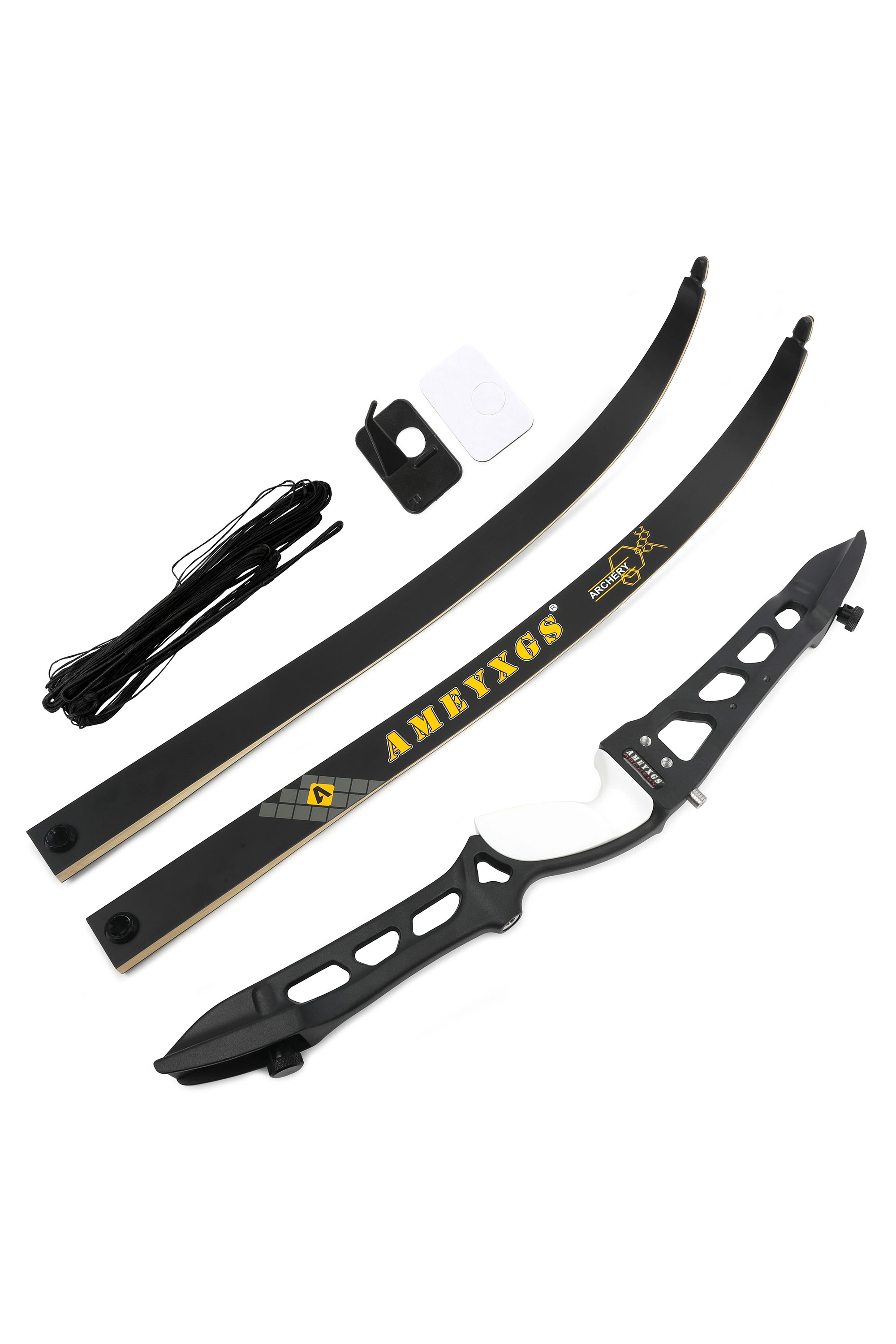 68" Competition Target Recurve Bow, 36 lbs, Takedown Aluminum Riser