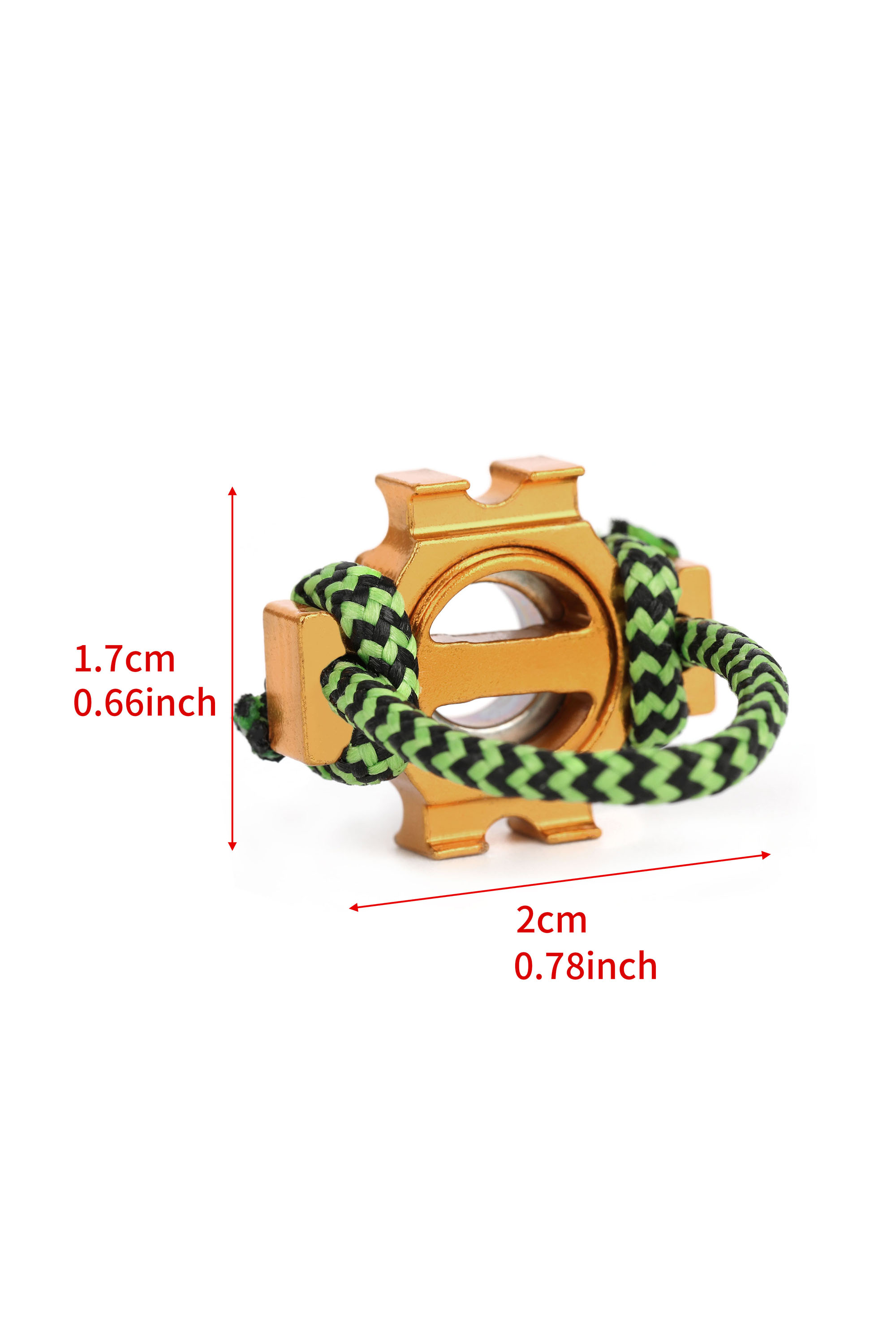 2-Pack Gold Magnetic Universal Arrow Rests, Aluminum Alloy, 3g