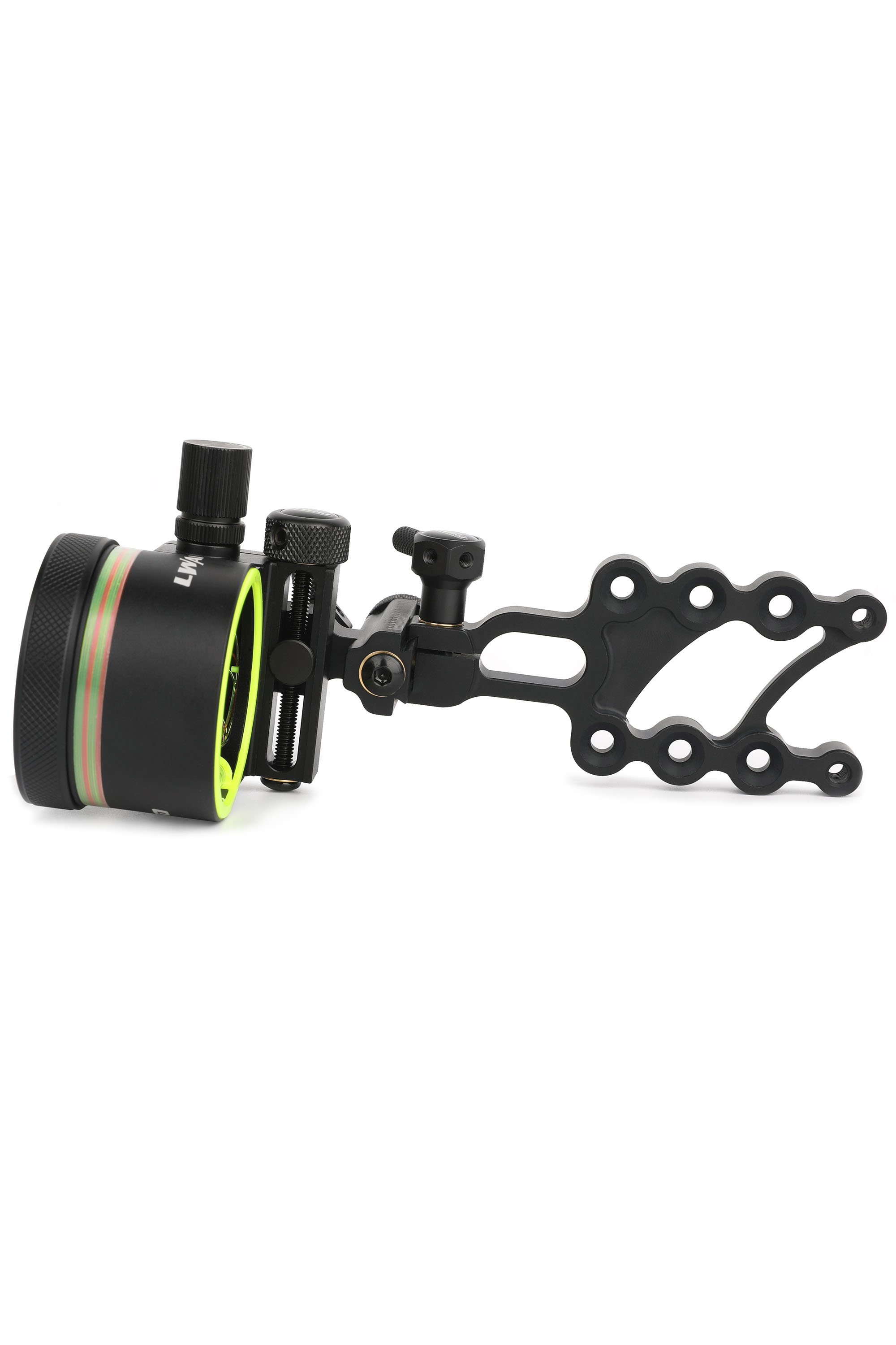 0.019" Fiber Optic Bow Sight, Micro-Adjustable, Right Hand, Black