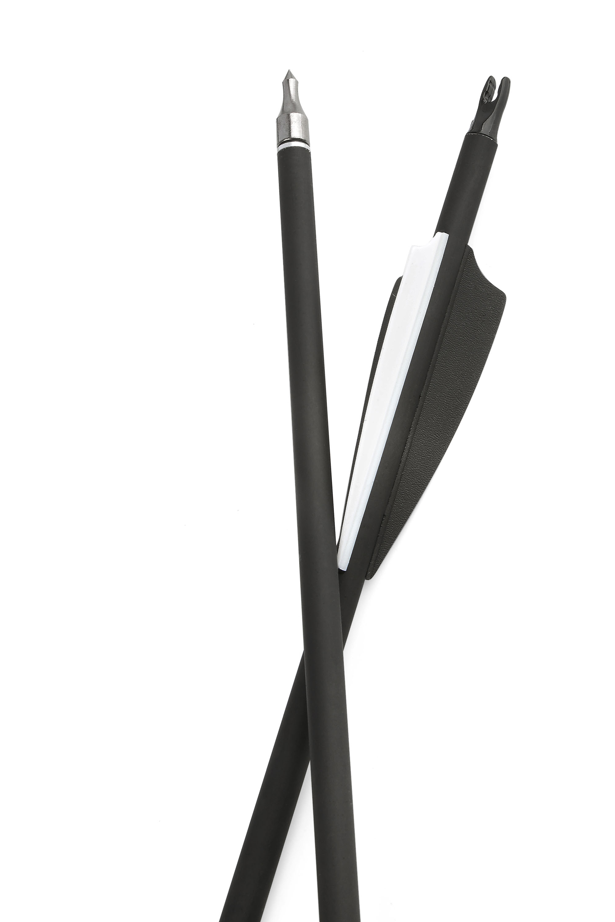 12pcs Archery Mixed Carbon Arrows – 500 Spine 3" Rubber Vanes