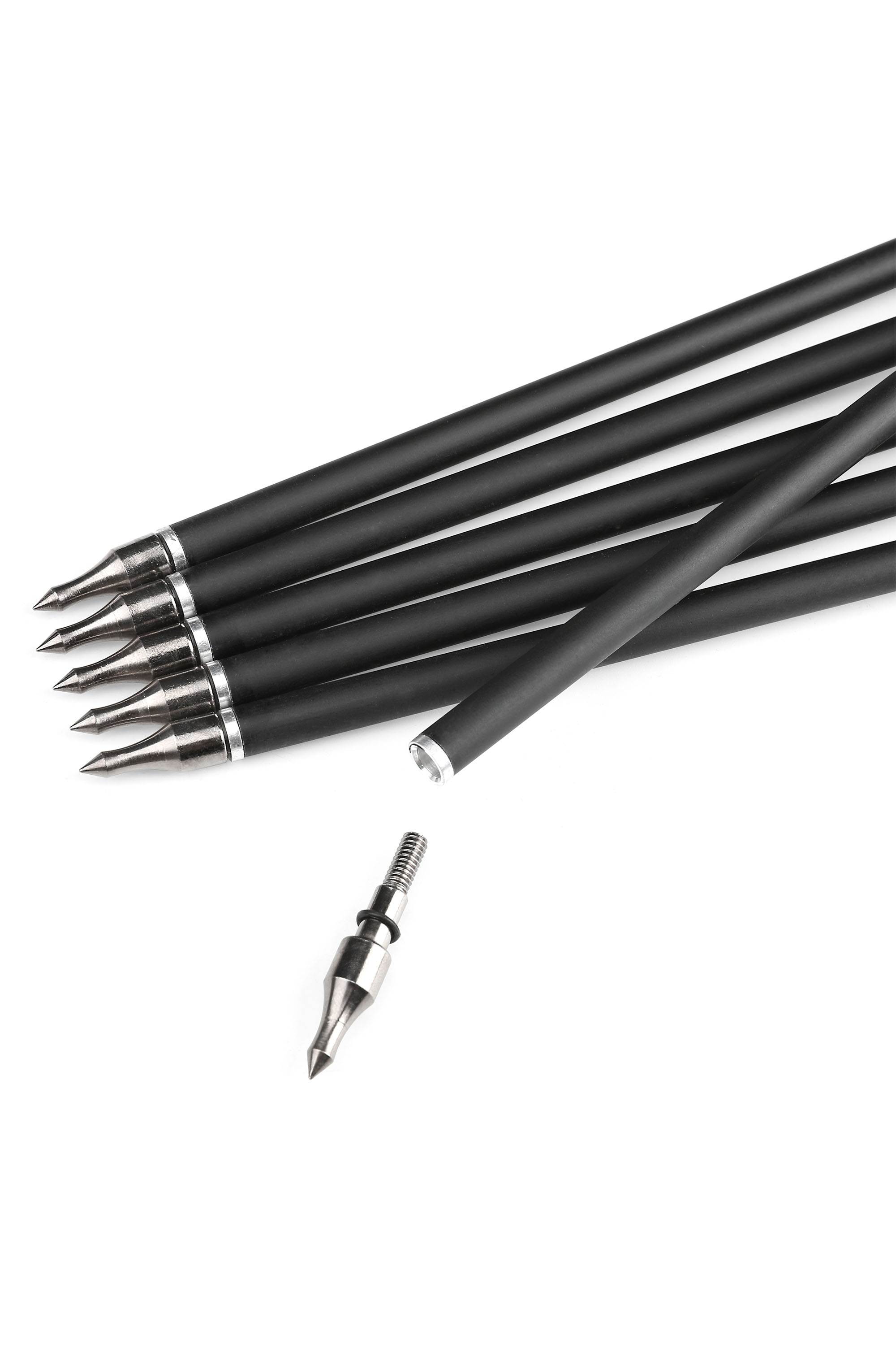 Arrows – 31.5" Length, 4" Flu Flu Feathers, 100-Grain Field Points