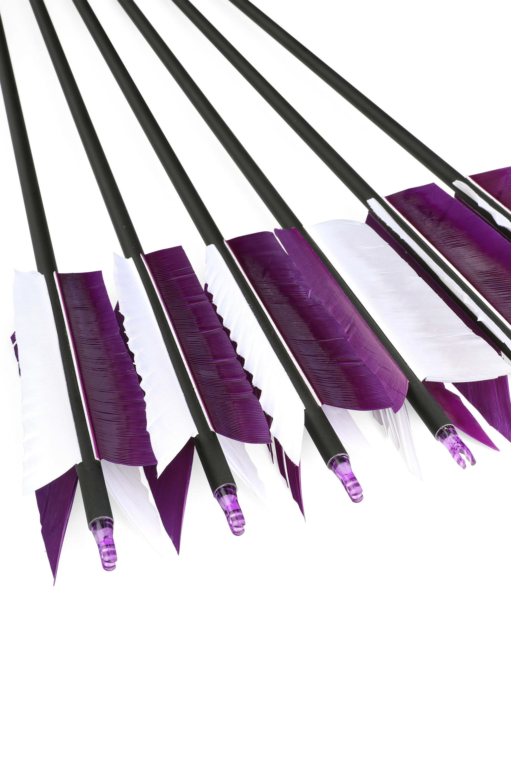 Arrows – 31.5" Length, 4" Flu Flu Feathers, 100-Grain Field Points