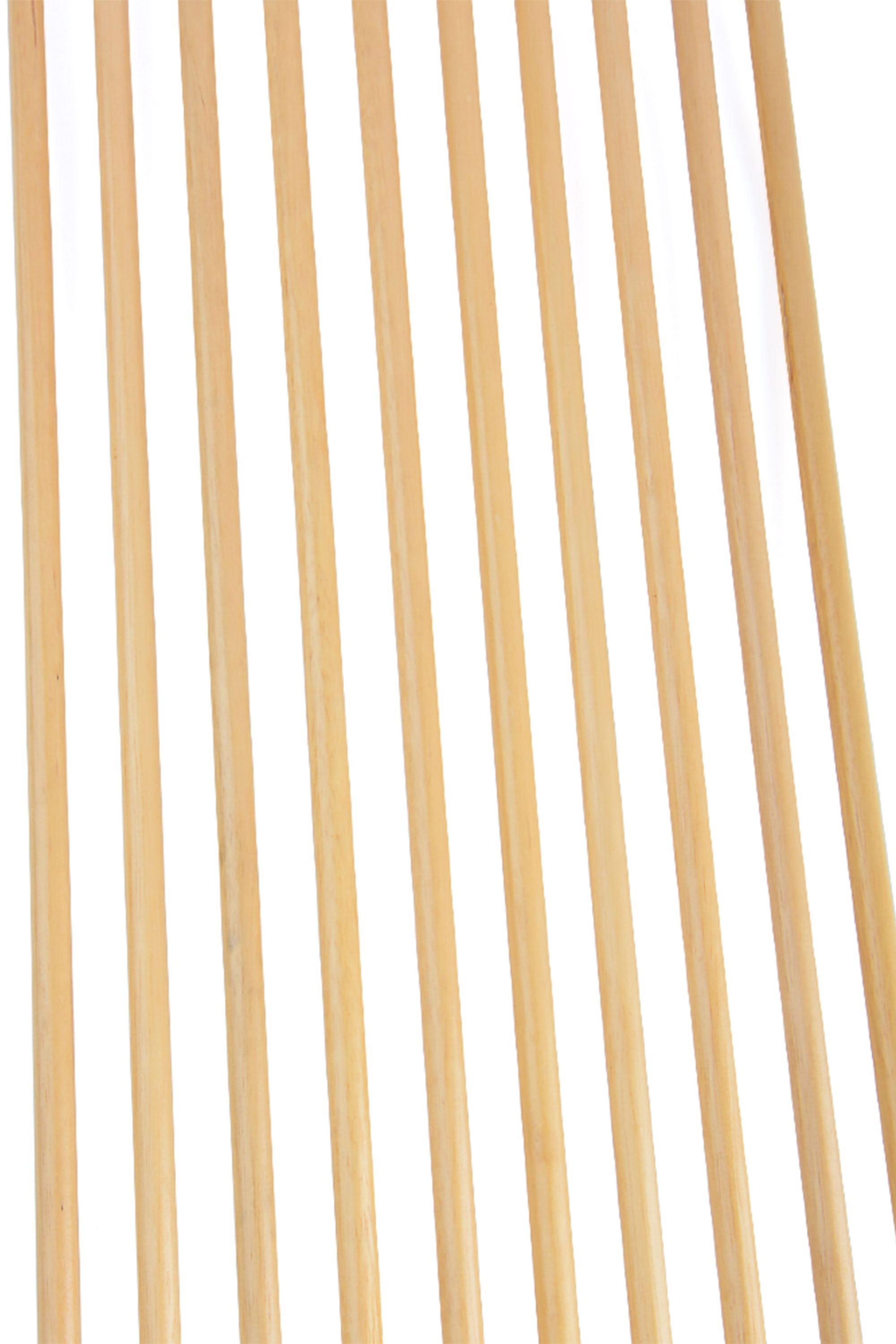 81.5cm Indonesian White Wood Arrows, 4-Turkey Feather Fletching