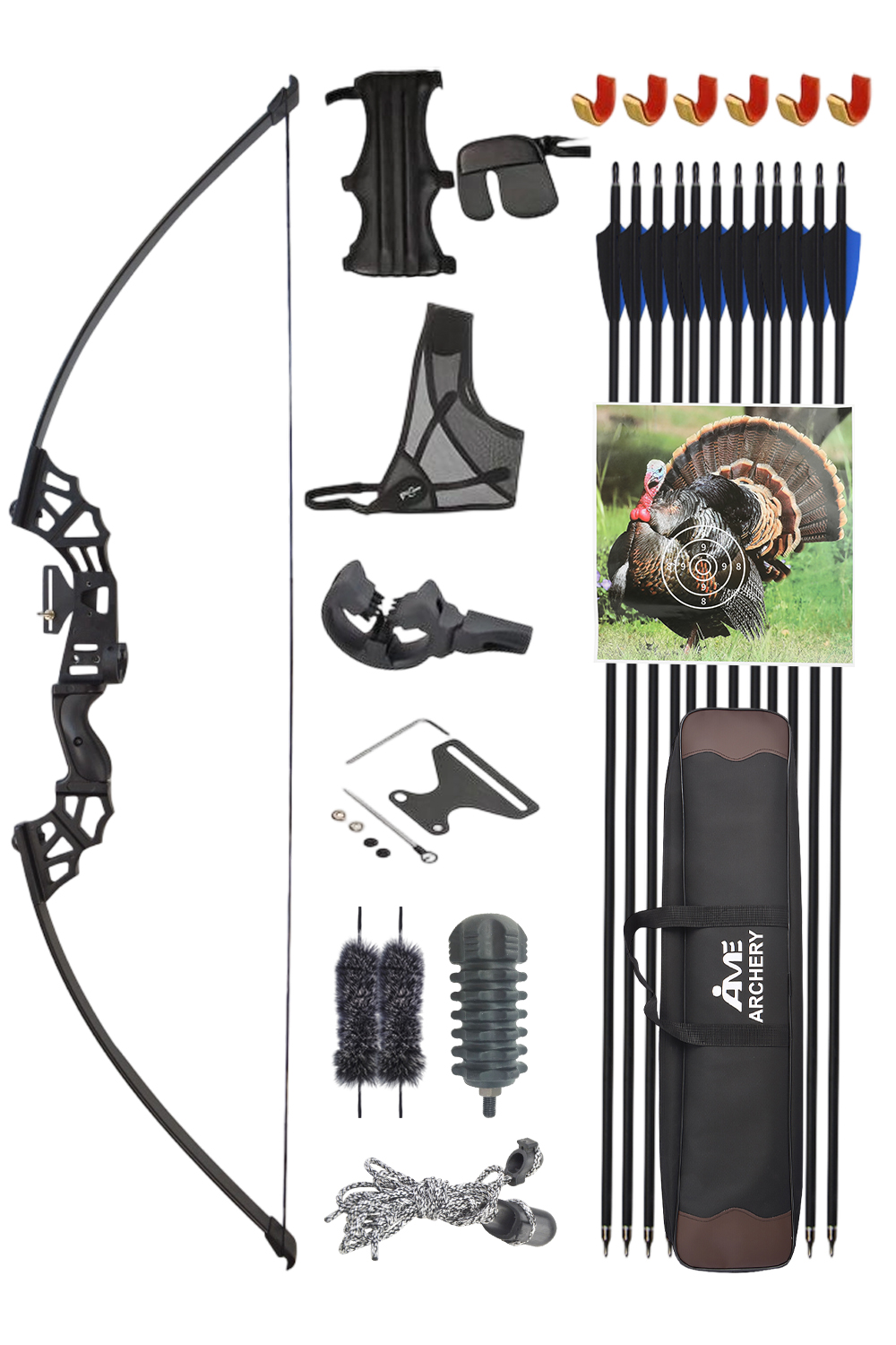 Lokearchery M122 40Lbs Takedown Recurve Bow Set