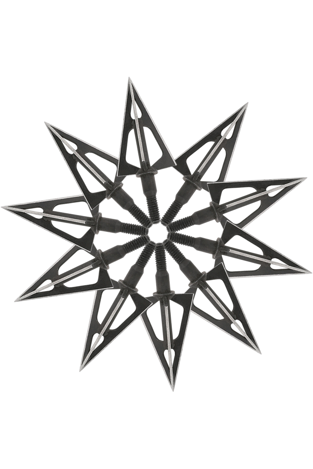 100 Grain Stainless Steel Hunting Broadheads for Compound Bows