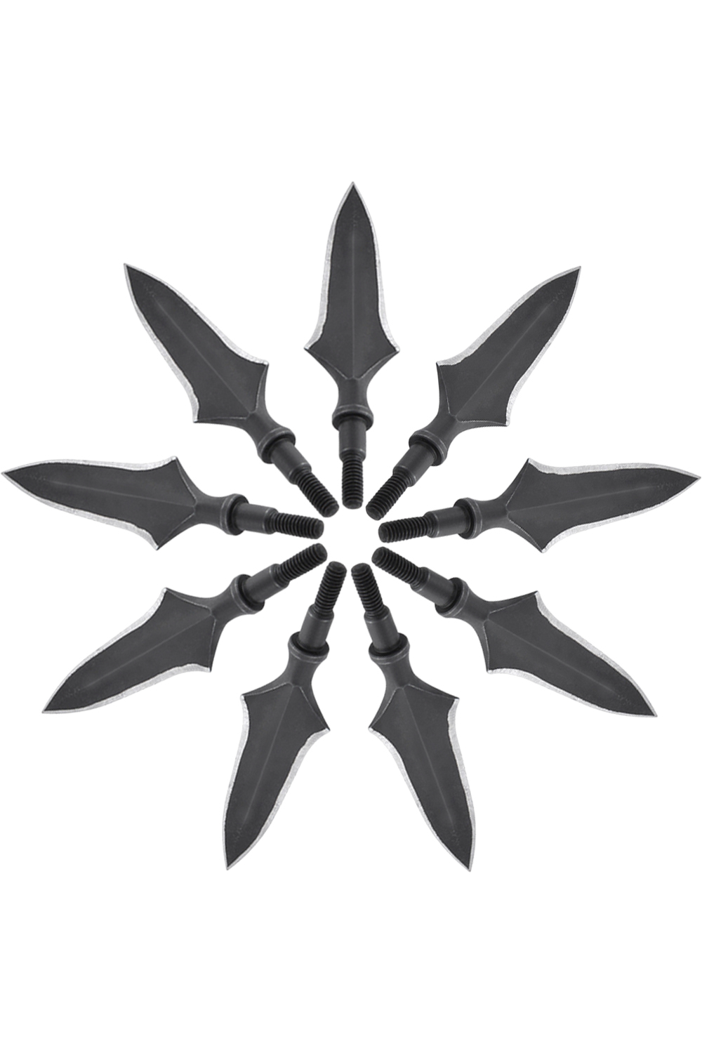 200 Grain Iron Hunting Broadheads for Compound & Crossbows