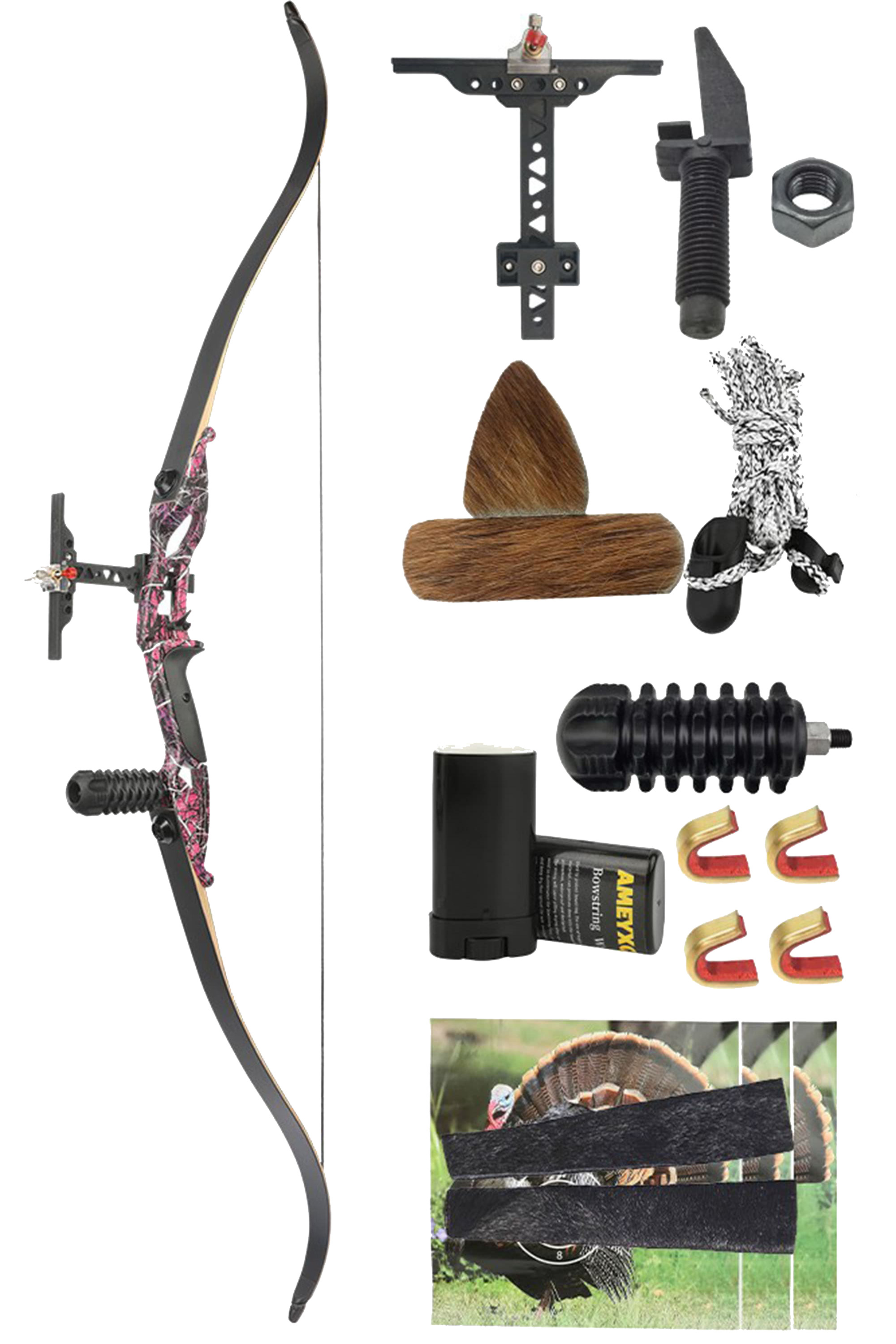 JUNXING F179 Takedown Hunting Recurve Bow Set 40-50Lbs