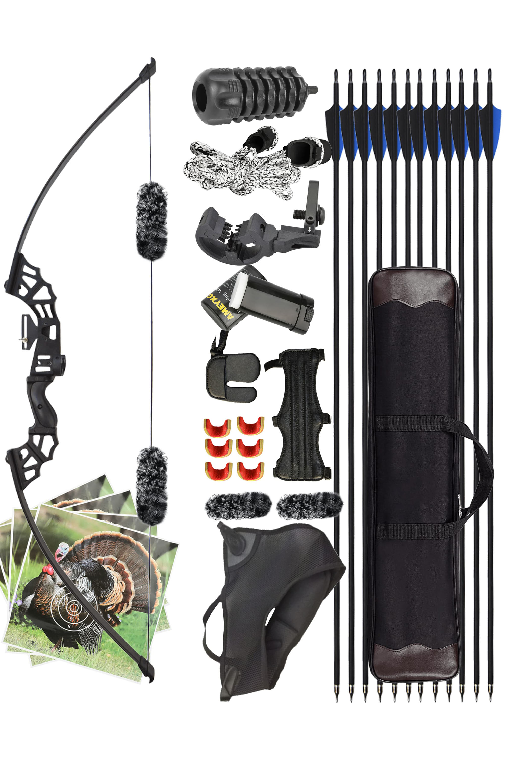 Lokearchery M122 40Lbs Takedown Recurve Bow Set