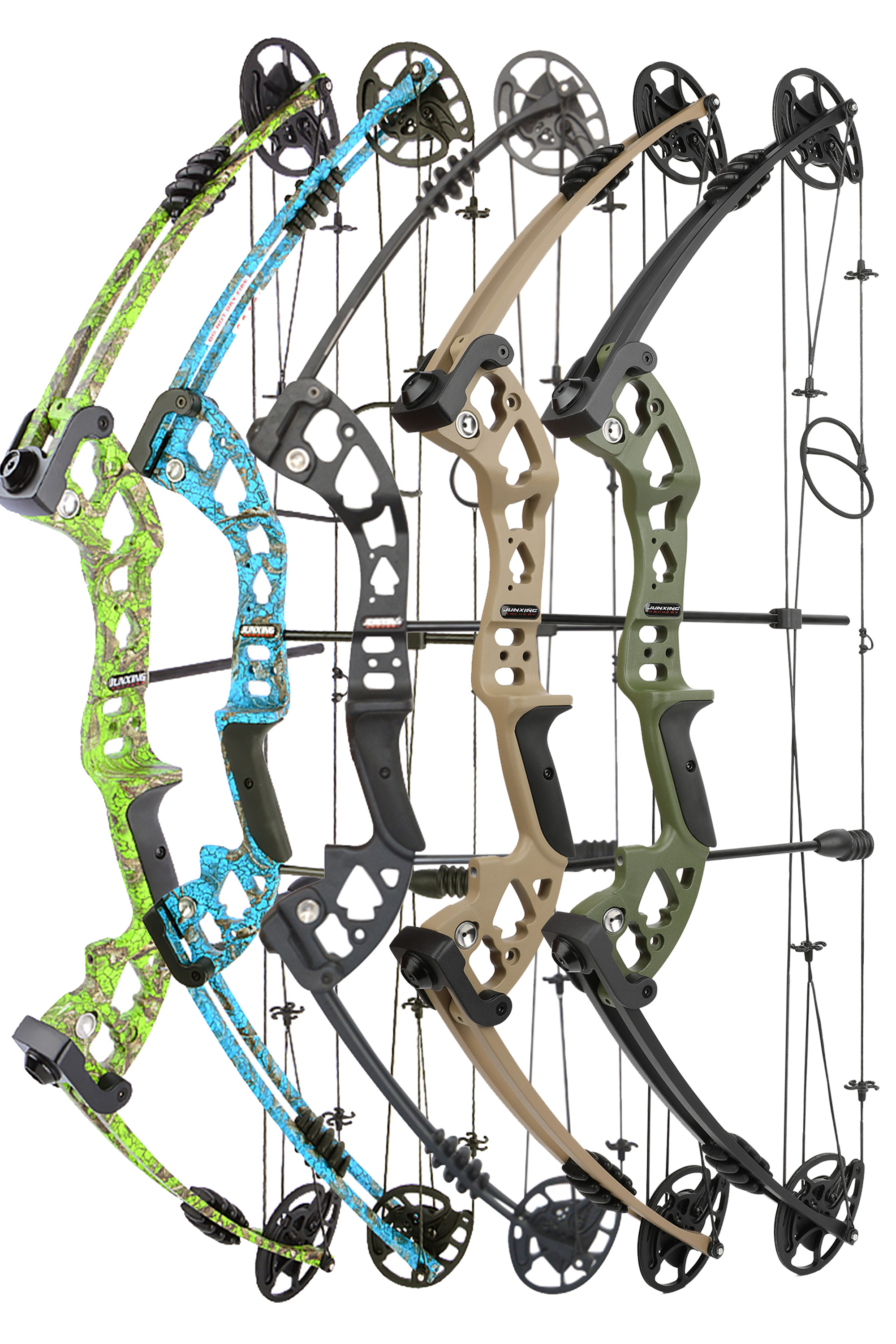 JUNXING M131 30-55Lbs Adjustable Hunting Compound Bow Set