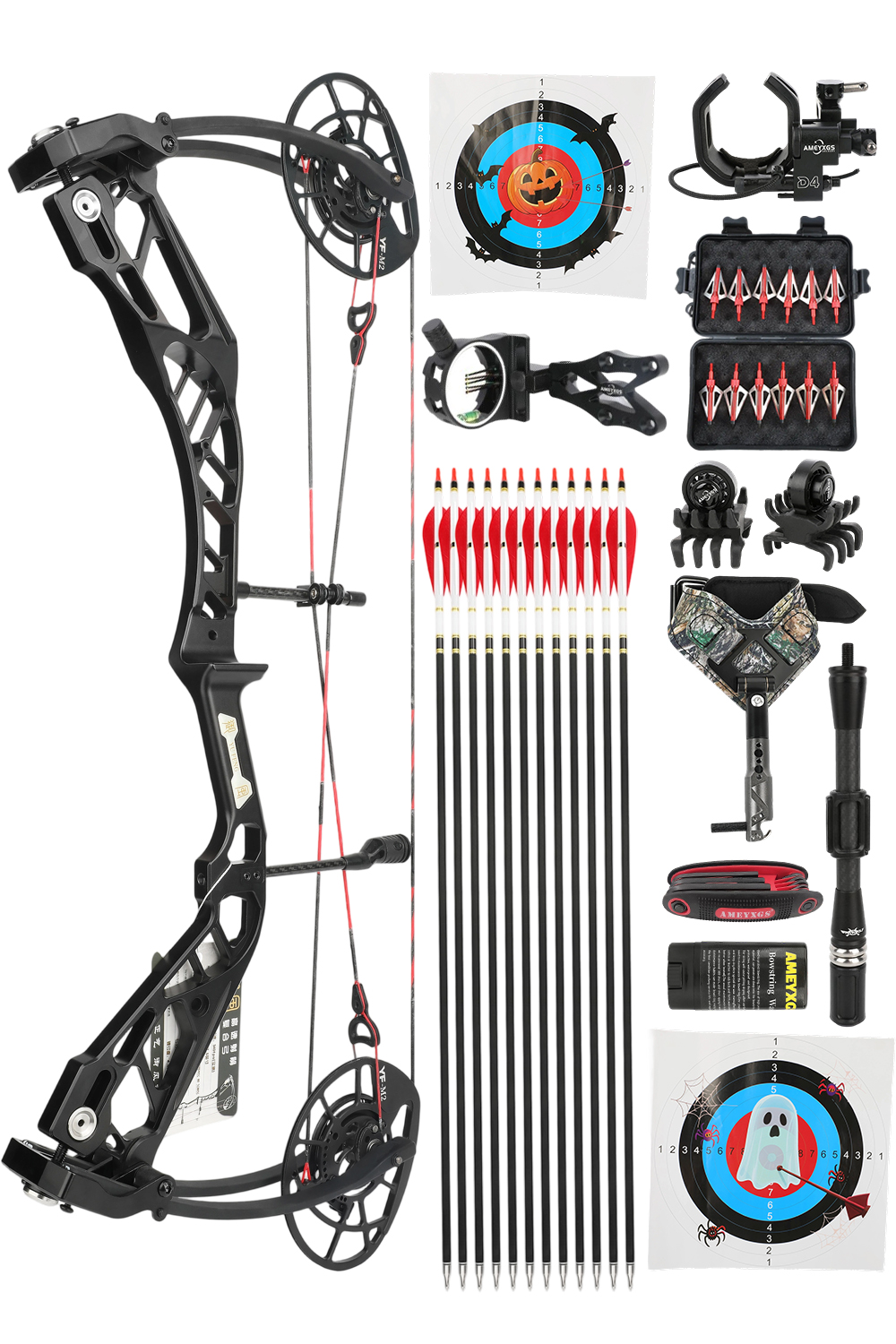 High-Speed Compound Bow 40-70lbs CNC  Hunting & Training