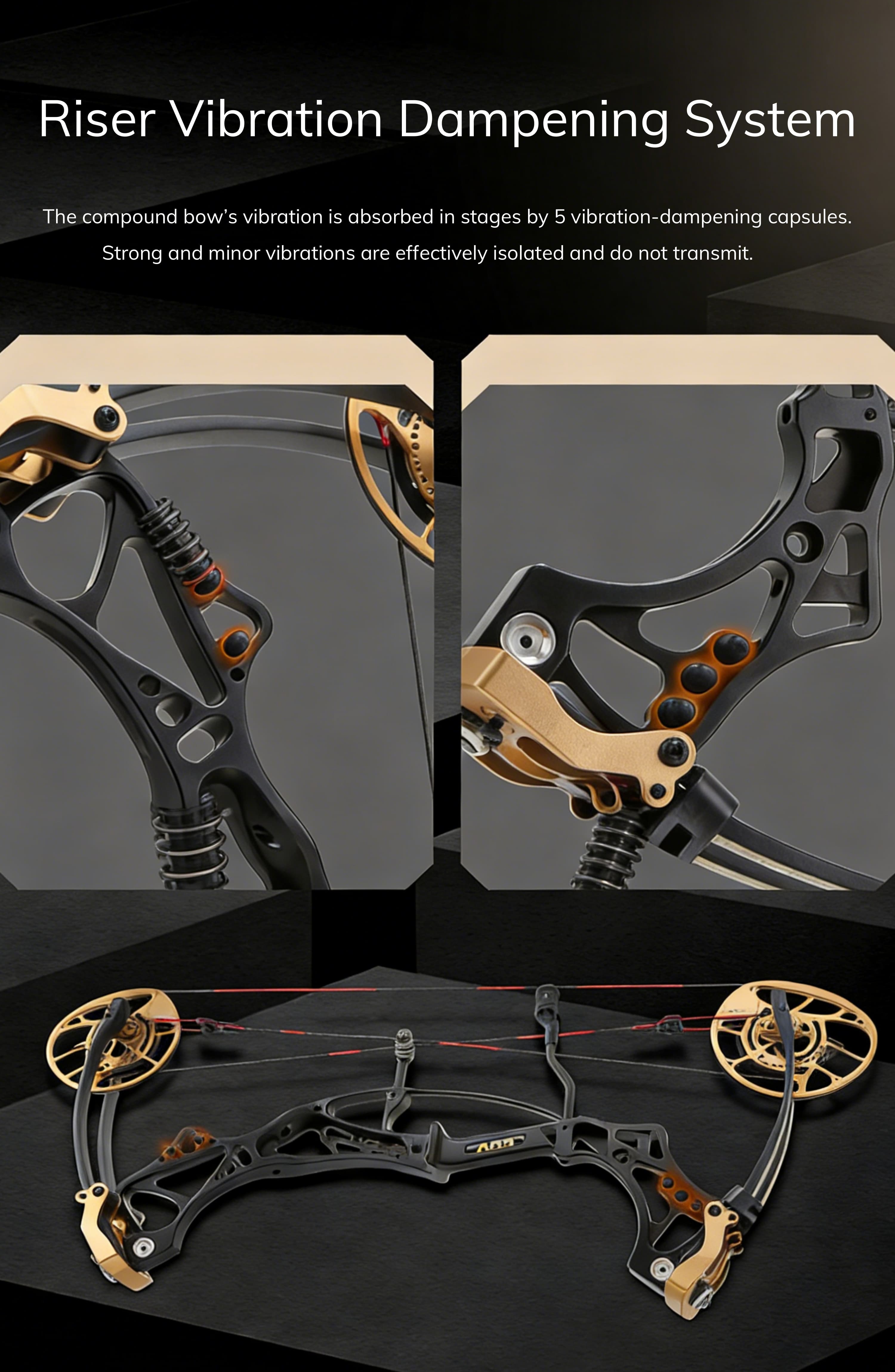 AGS Compound Bow 40-70lbs Target Kit 350FPS Shooting Archery