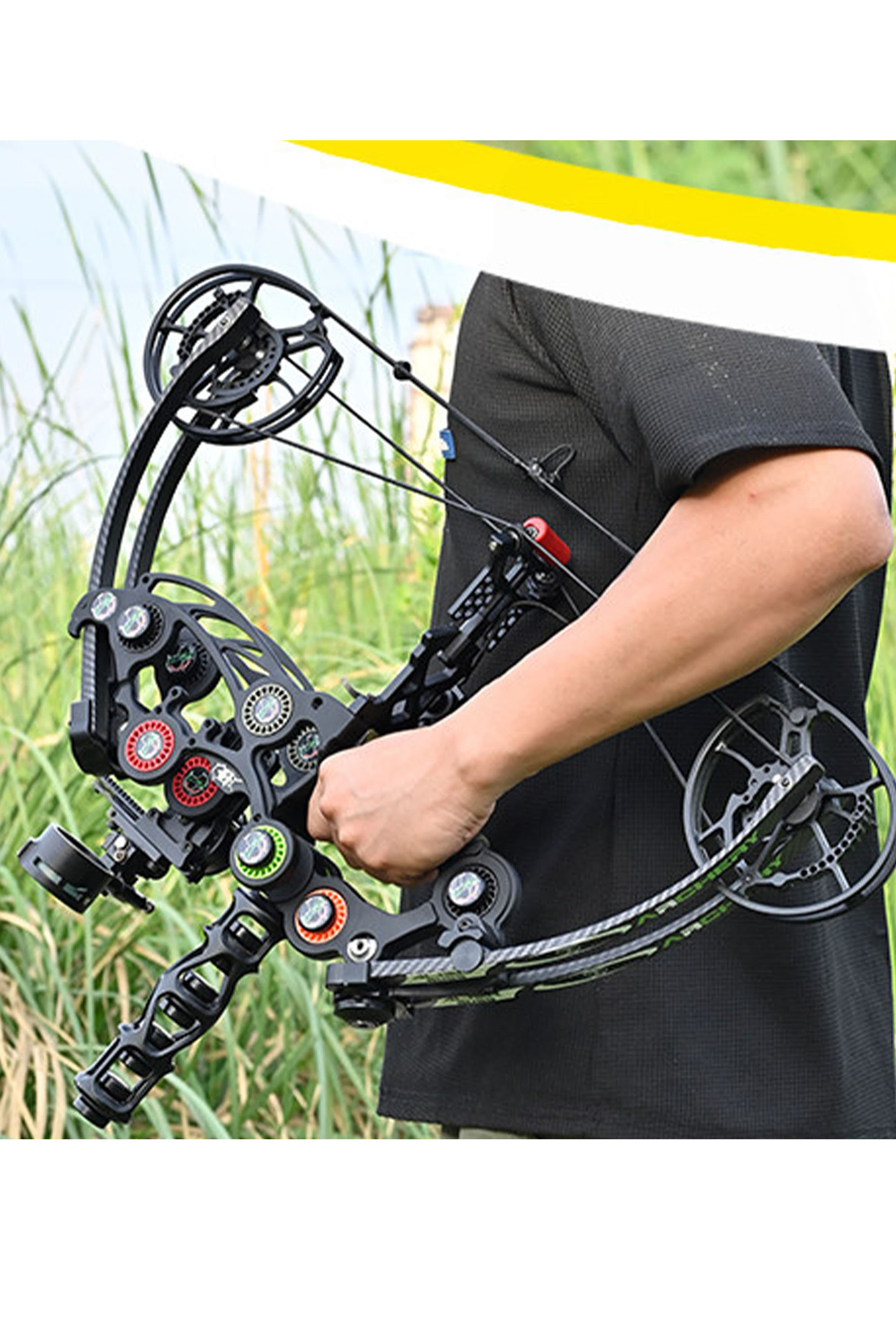 Archery 40-65Lbs CNC Archery Hunting Compound Bow Dual-use Set