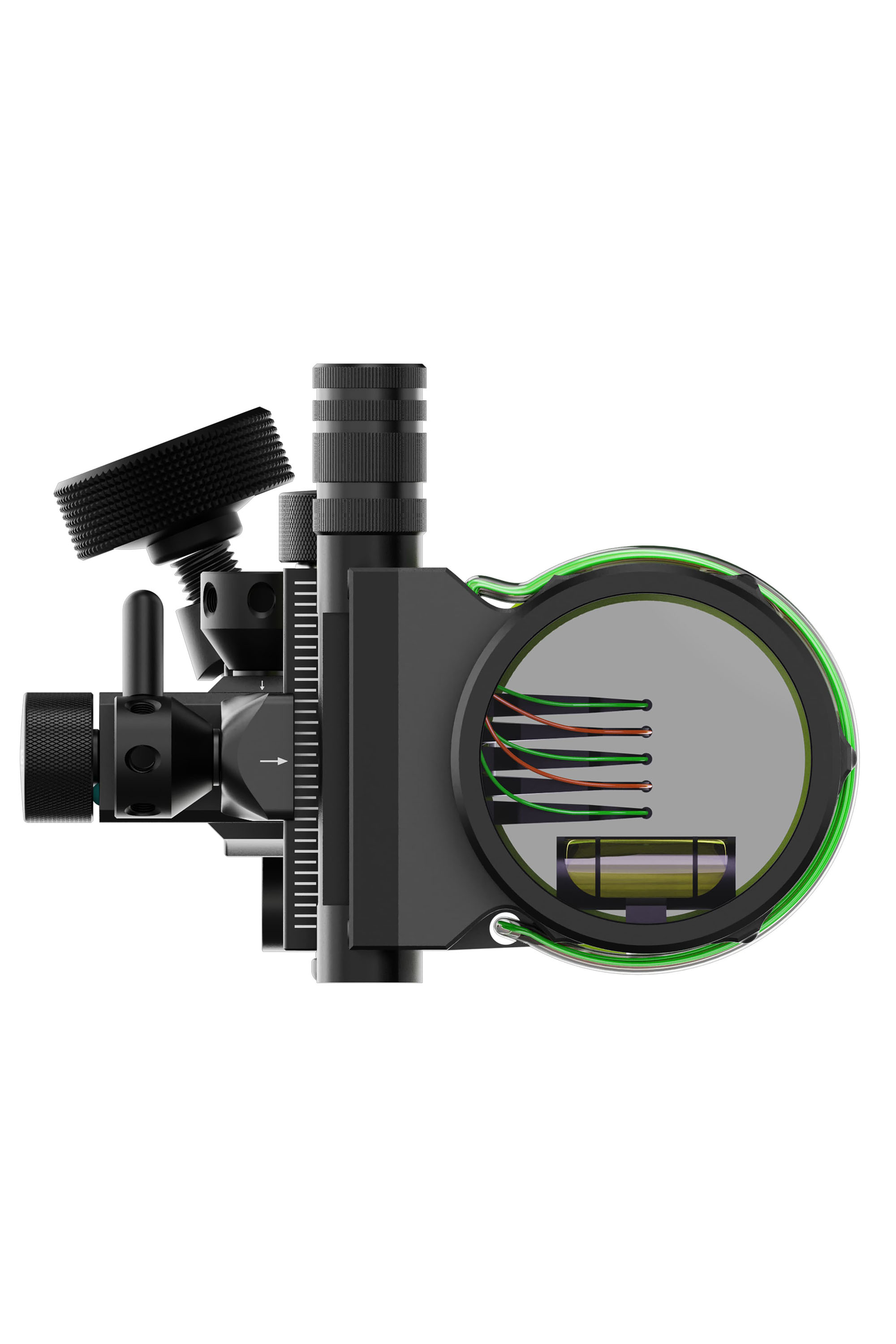 Loke Compound Bow Sight 5-pin Archery Sight Hunting Durable  Shooting
