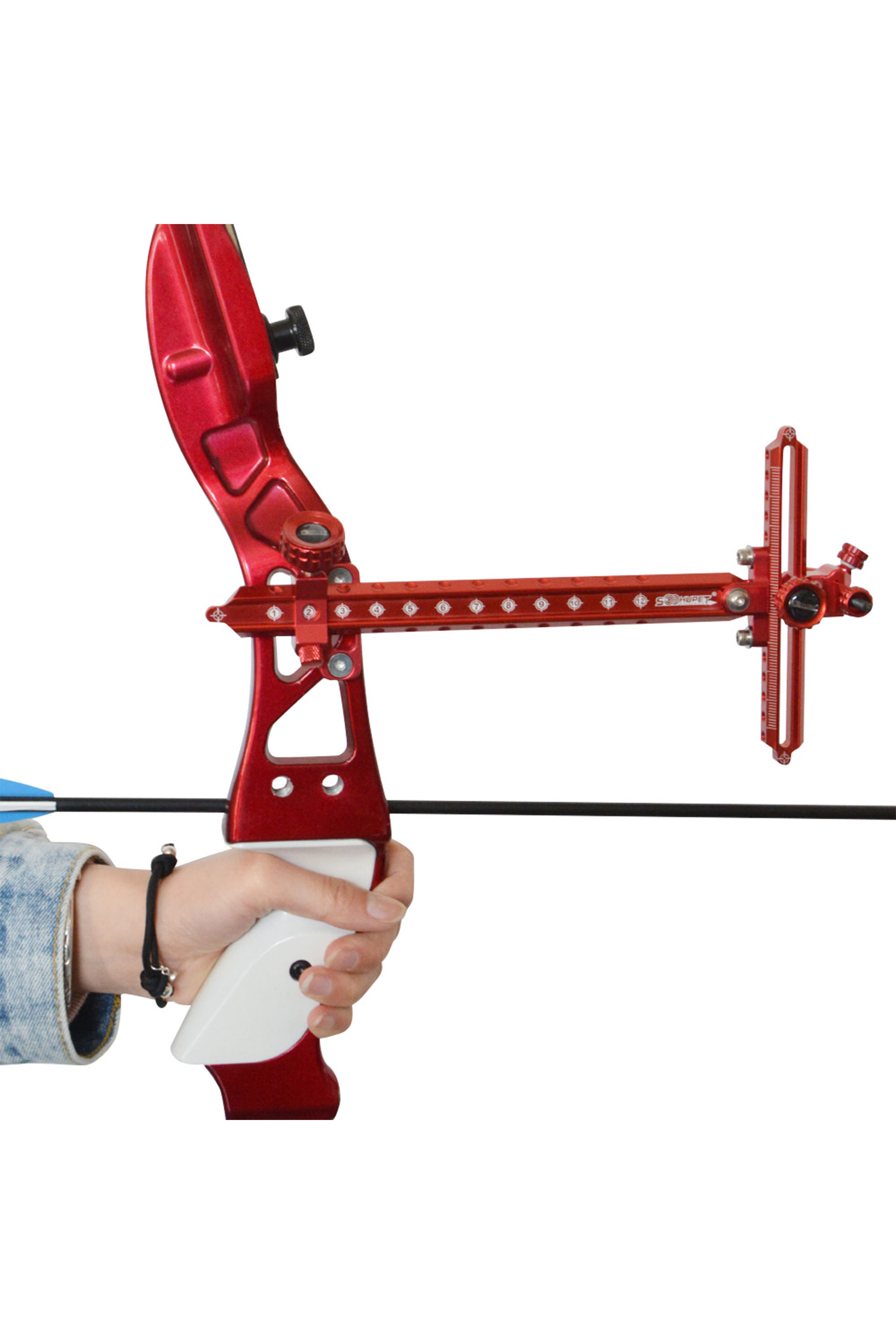 SOOHUPET Aluminum Recurve Bow Sight Shooting Target