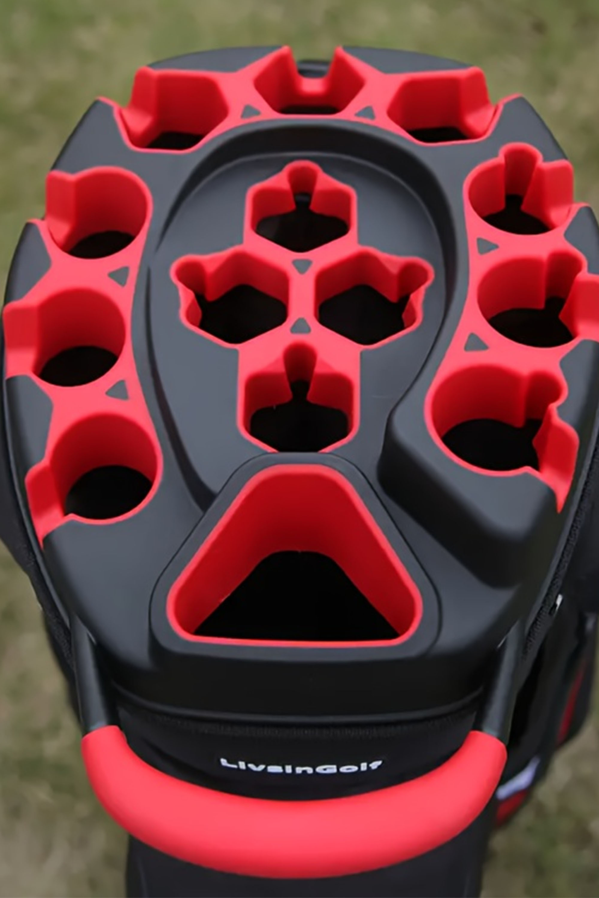 14-Way Dividers 7 Pocket Golf Club Bag Polyester Course Use Case 