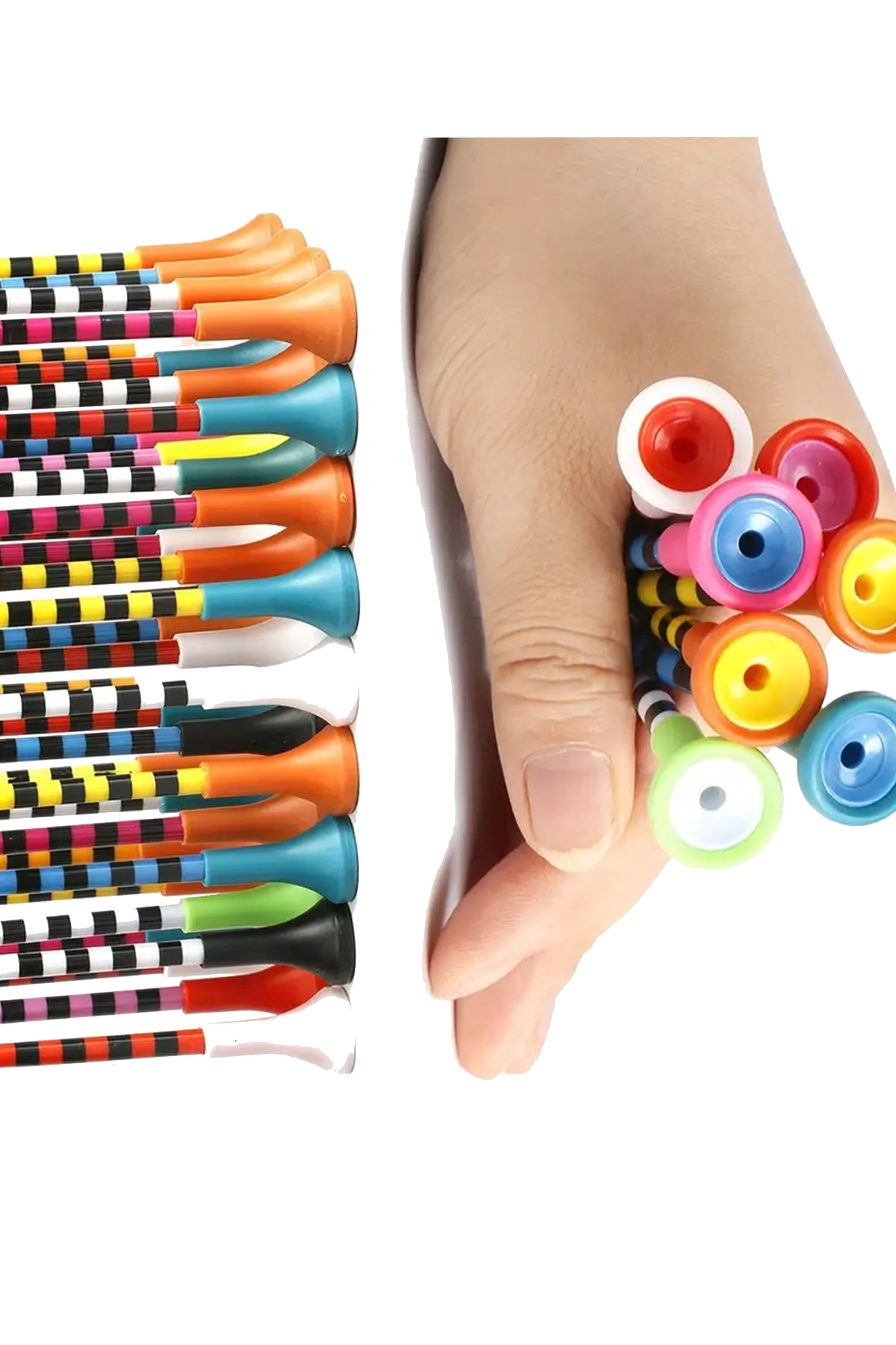 Golf Tee Colored Unbreakable 70/83mm Professional Holder Friction 50x  