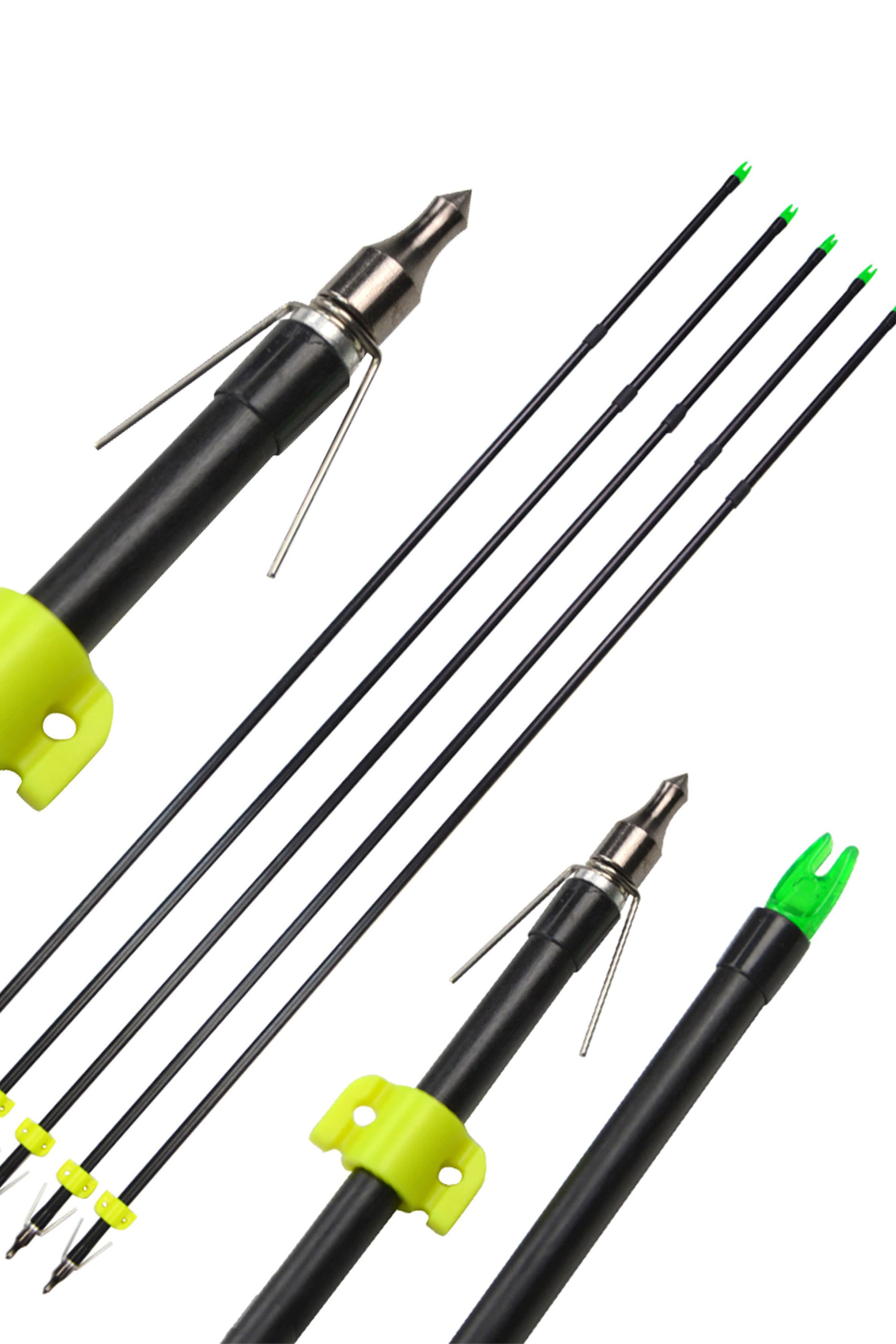 12pcs Fishing Arrow Fiberglass Material Shaft for Outdoor Shooting Hunting