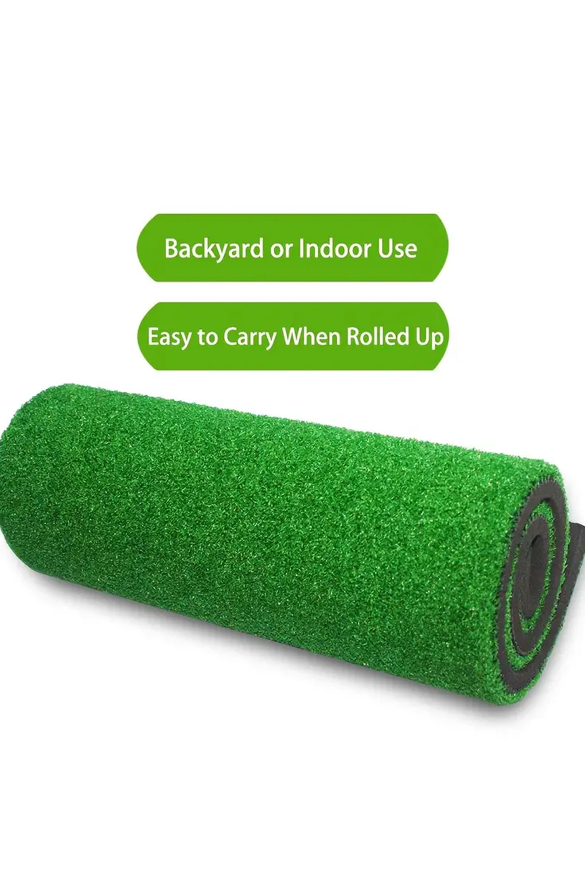 Golf Swing Hitting Mat Artificial Turf Portable Practice Tee 