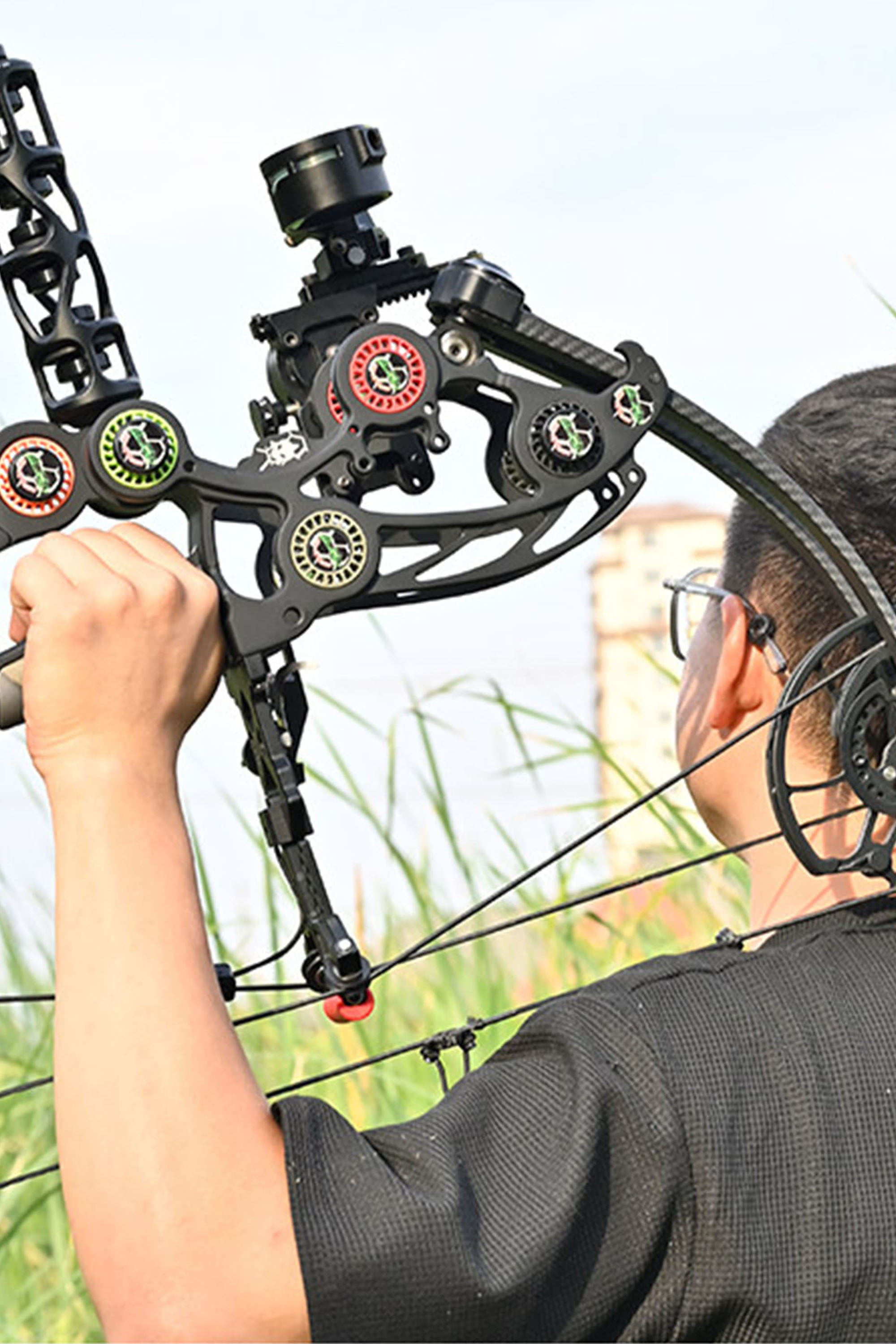 Archery 40-65Lbs CNC Archery Hunting Compound Bow Dual-use Set