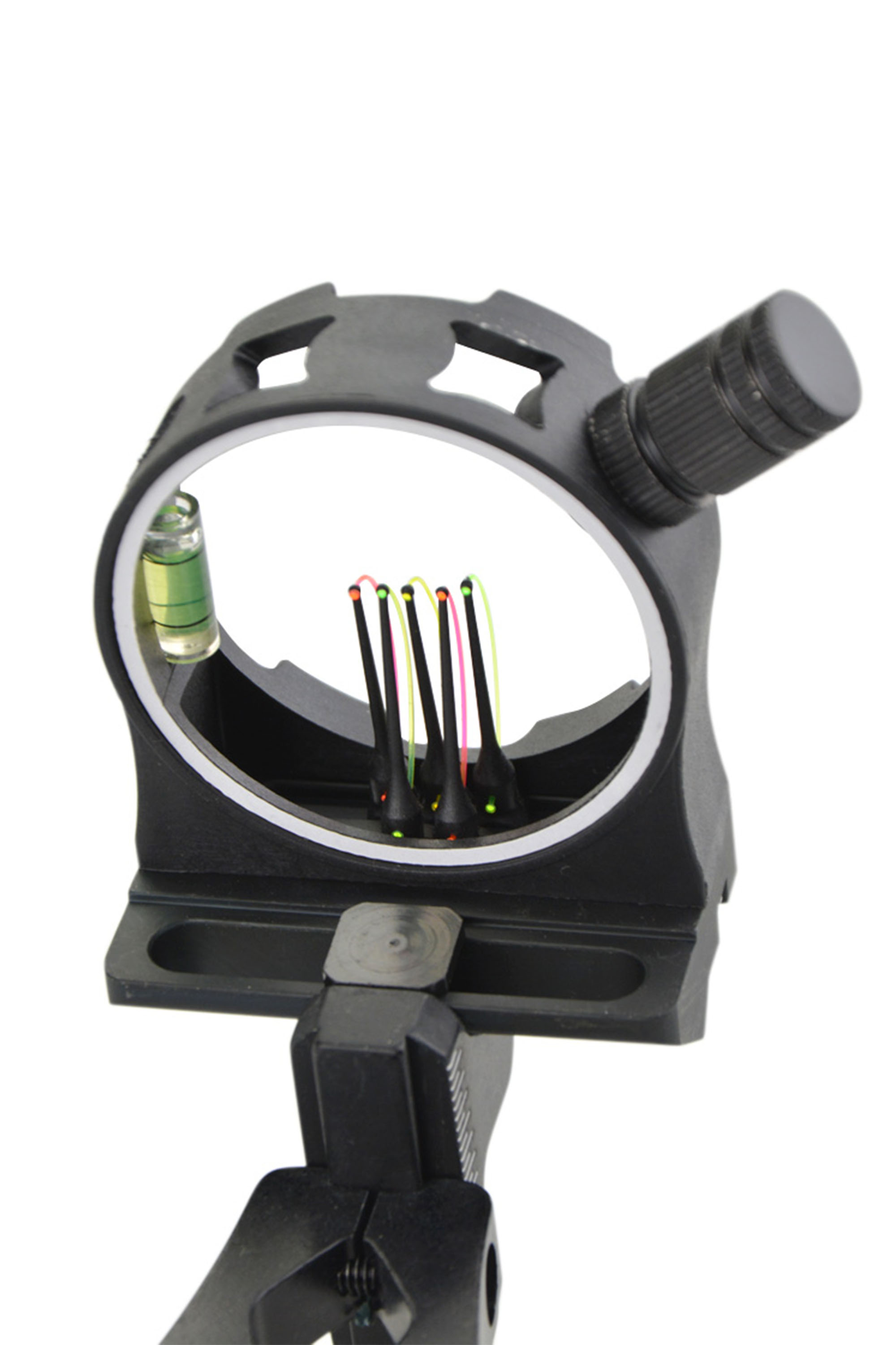 5-Pin CNC Aluminum Compound Bow Sight with Fiber Optic