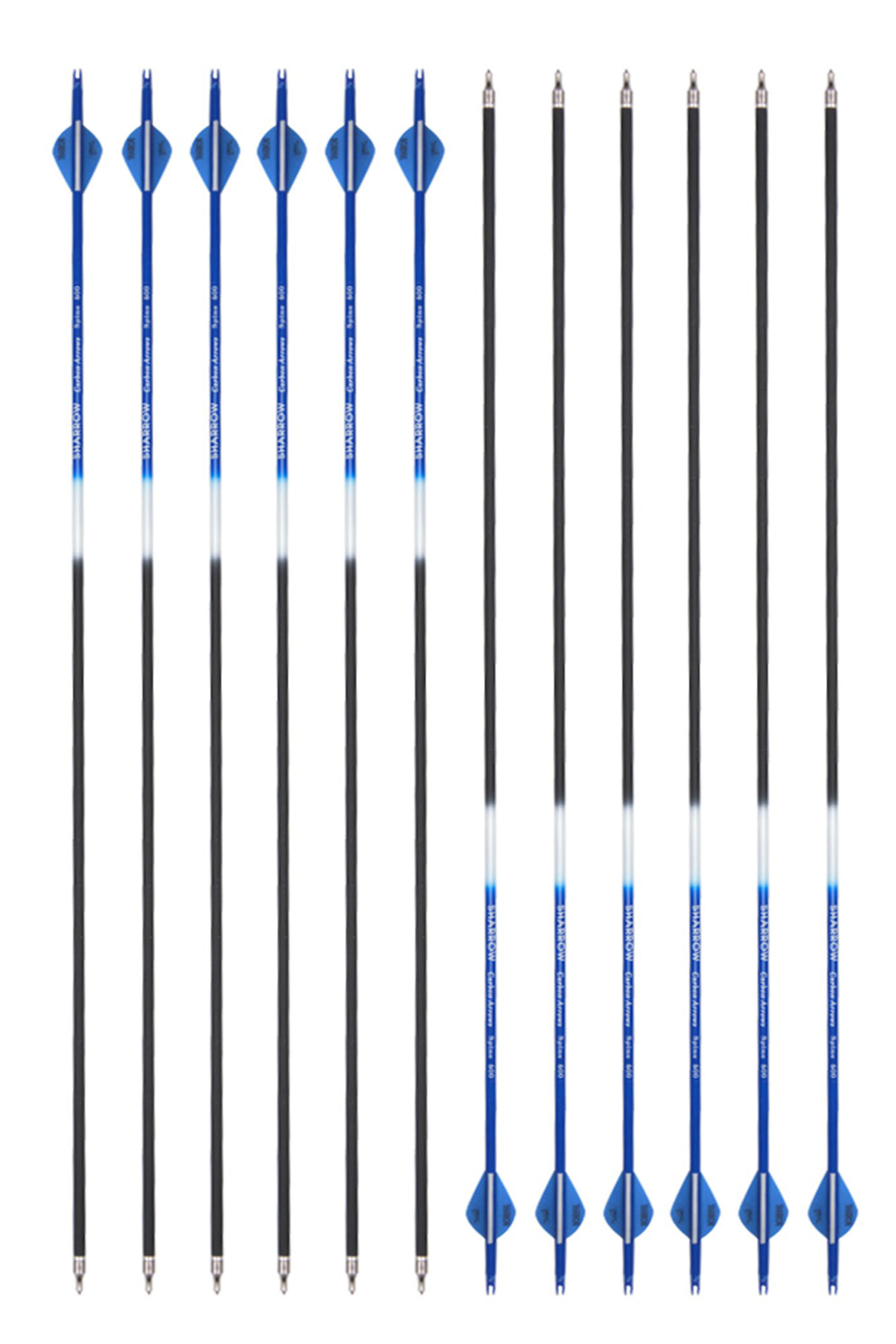 12X Archery Carbon Arrows for Targert Hunting Bow Shooting