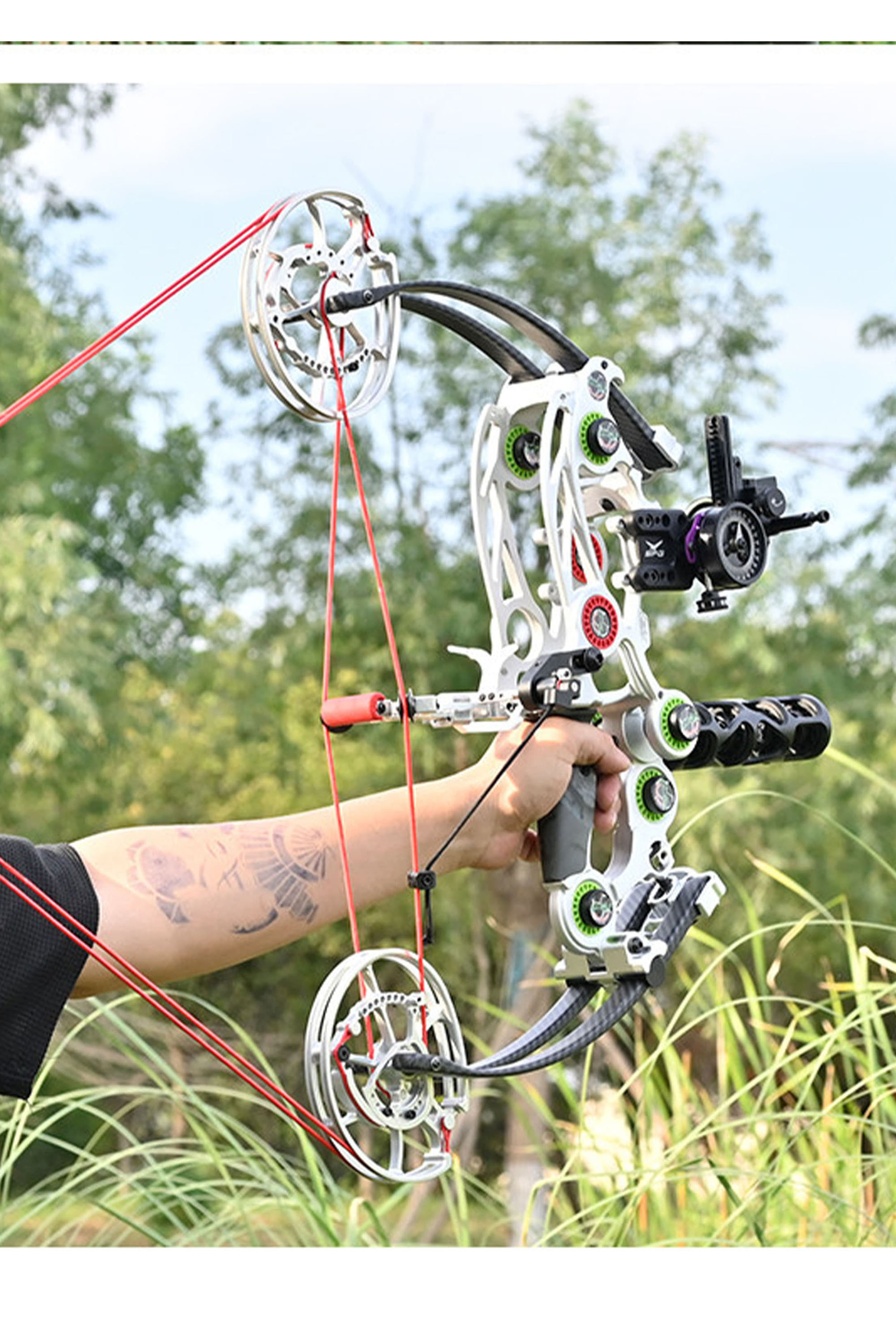 Archery 40-65Lbs CNC Archery Hunting Compound Bow Dual-use Set