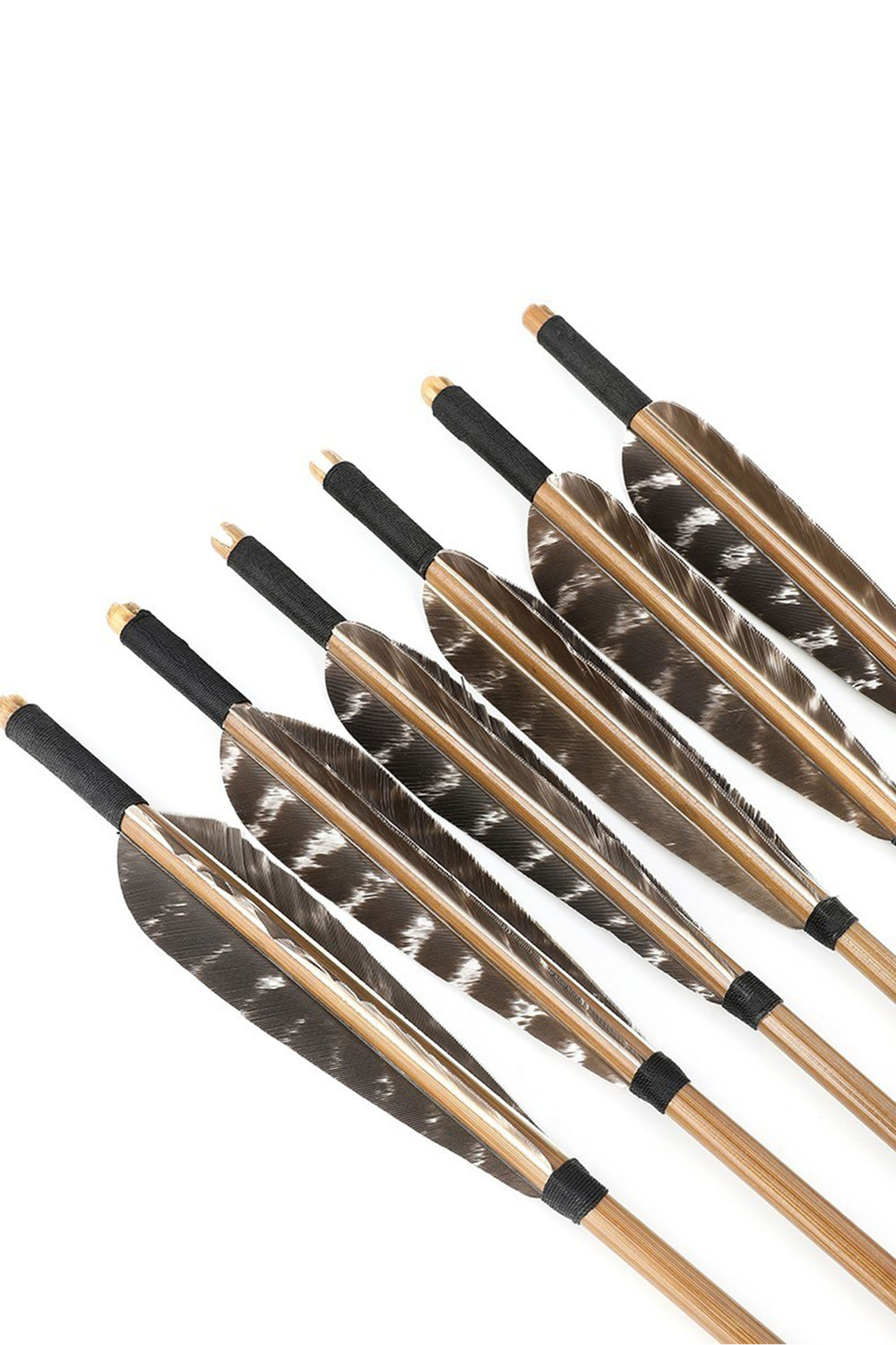 Real Feather Natural Turkey Arrows Fletching Right Left Wings DIY