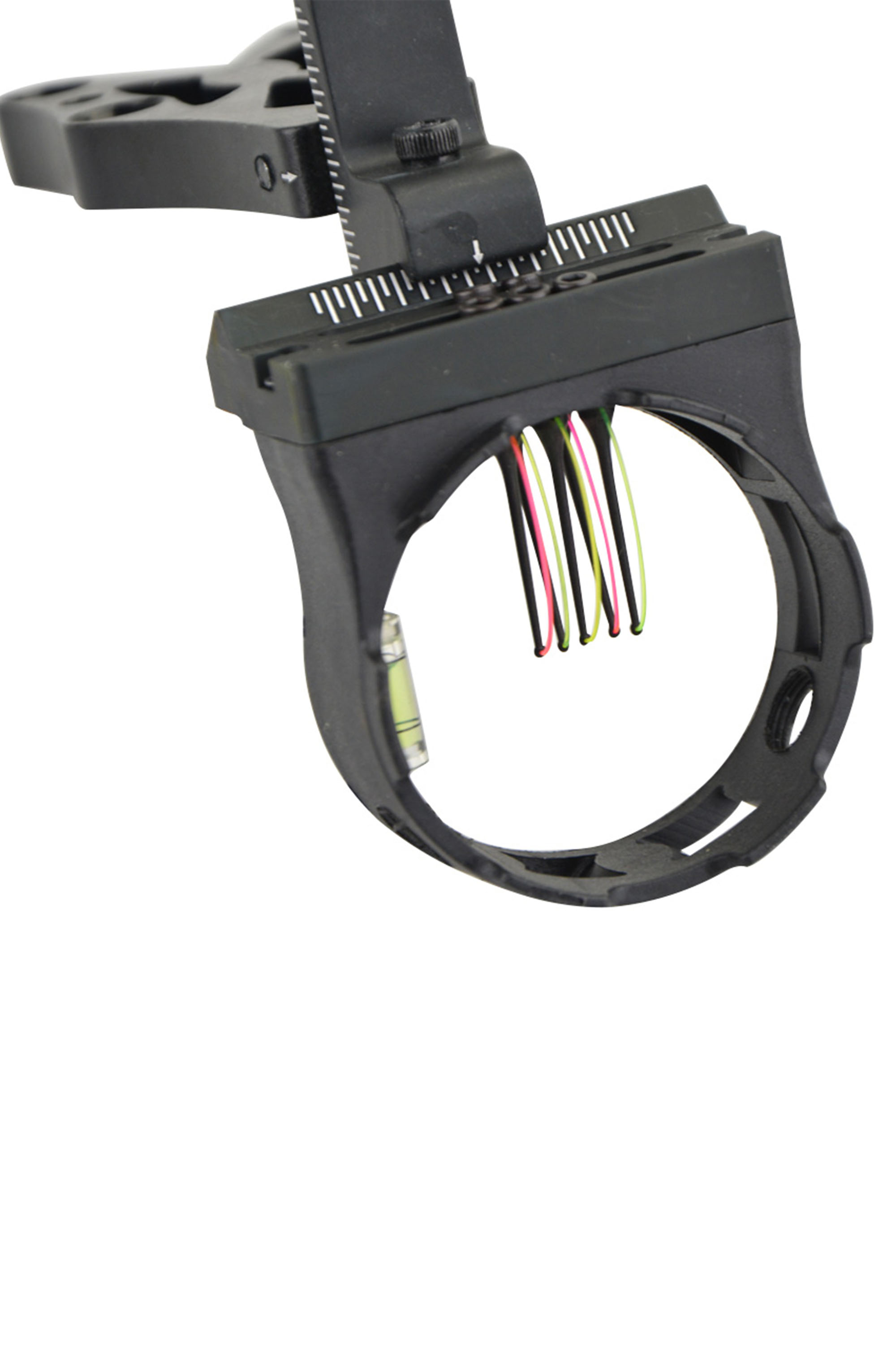 5-Pin CNC Aluminum Compound Bow Sight with Fiber Optic