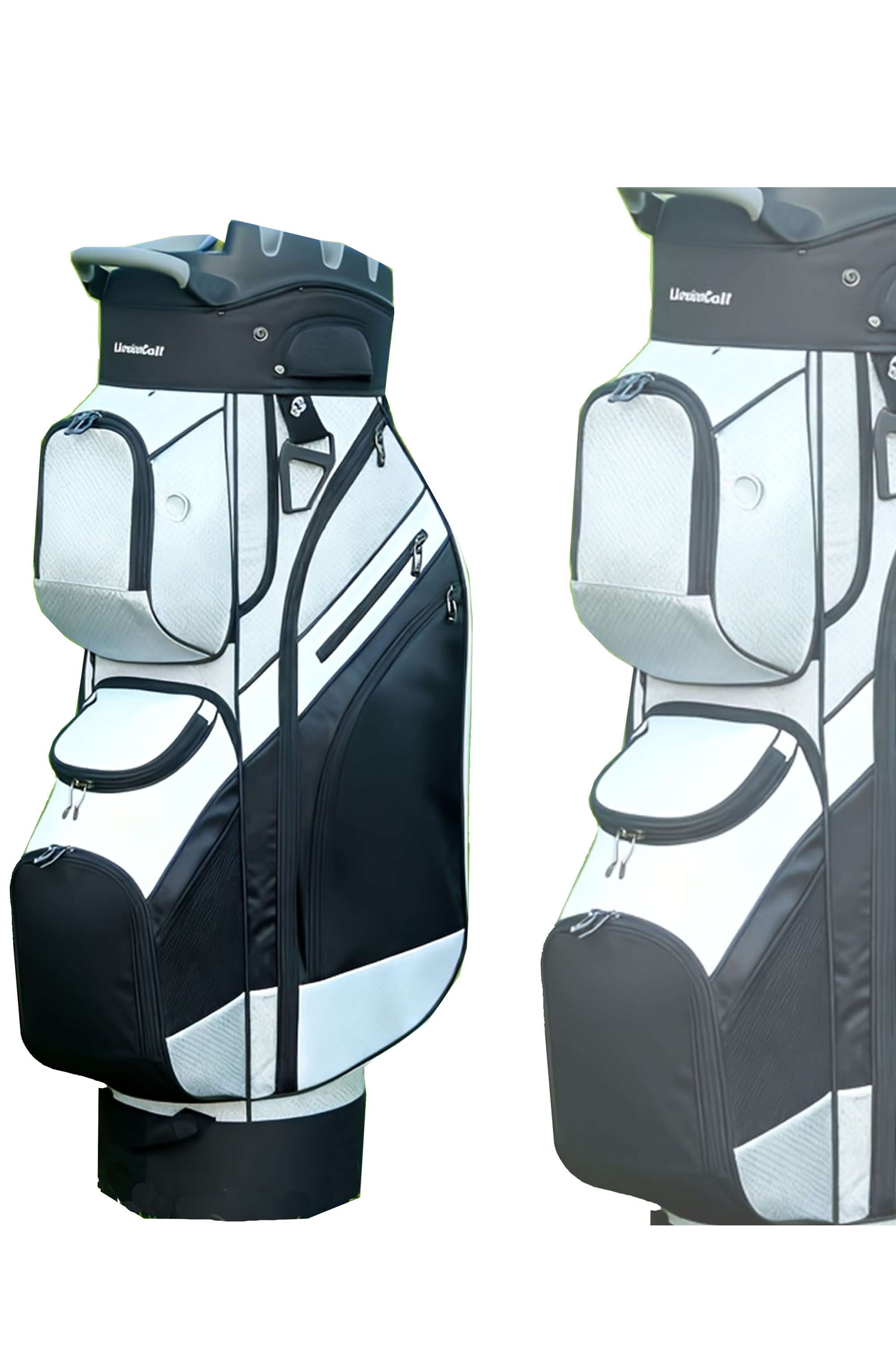 14-Way Dividers 7 Pocket Golf Club Bag Polyester Course Use Case 