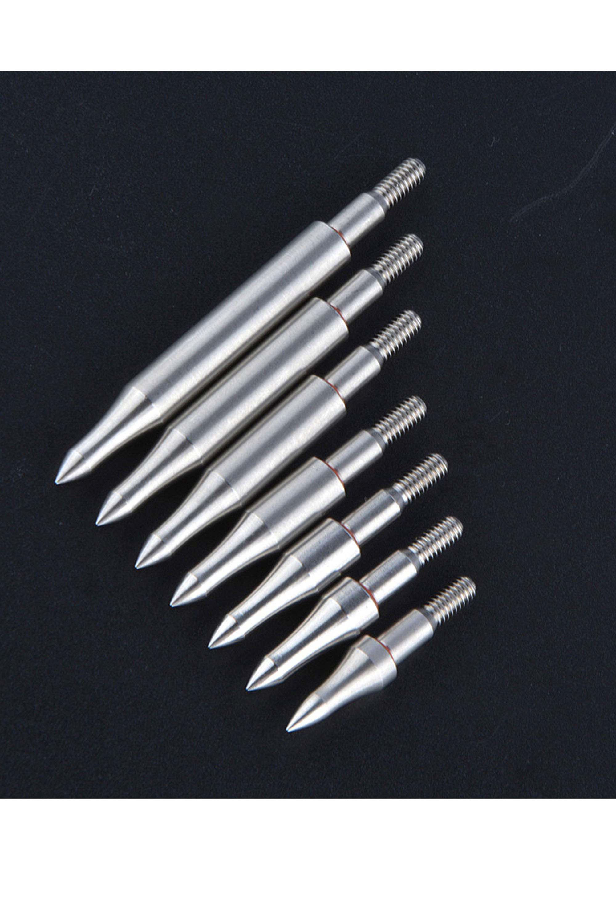 Arrowhead Stainless Steel 100-300gr Screw In Point Archery Hunting 12X 