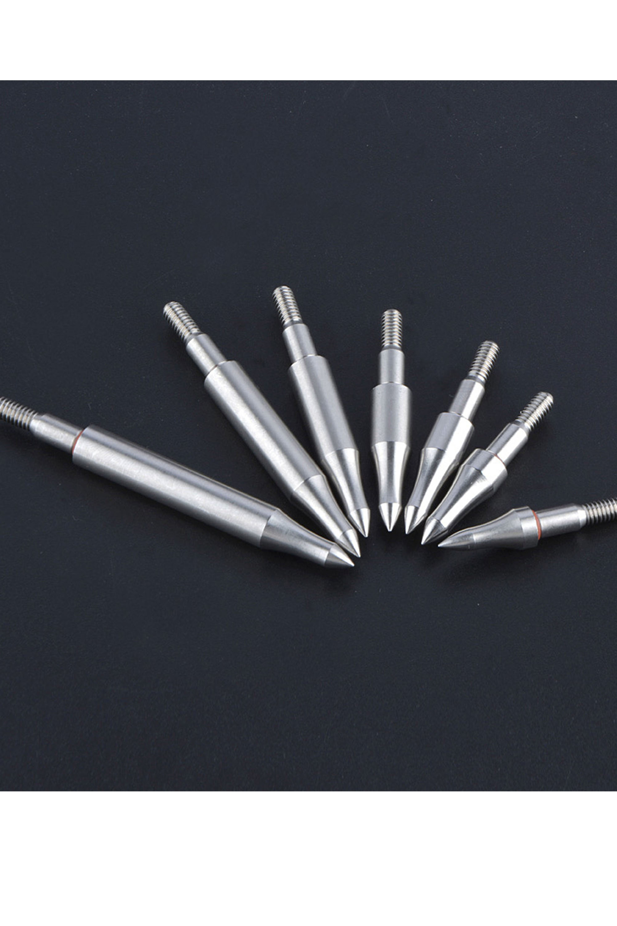 Arrowhead Stainless Steel 100-300gr Screw In Point Archery Hunting 12X 