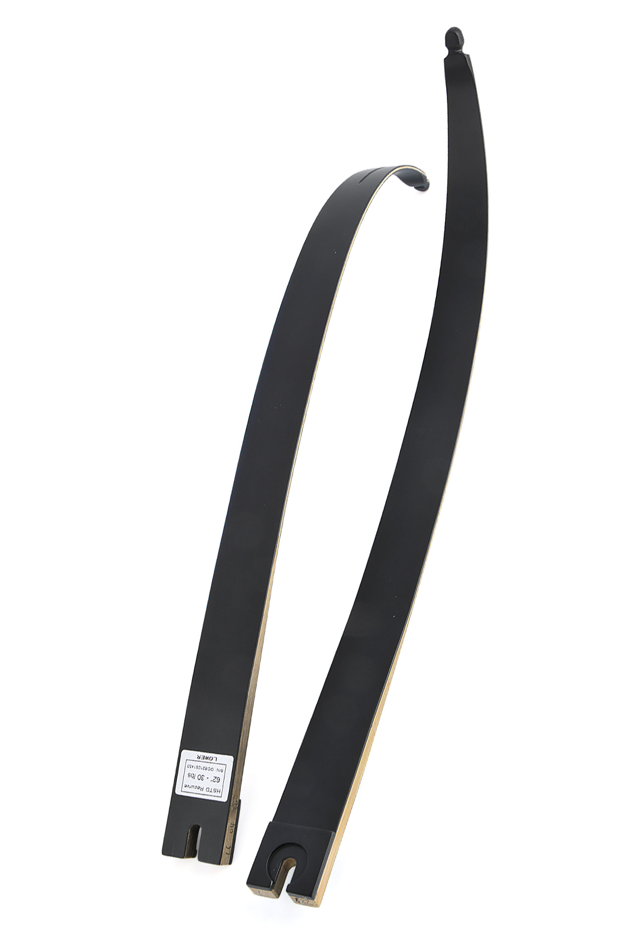 62" Takedown Recurve Bow, 19" Tech Wood Riser, Quick-Plug Design, 50 lbs