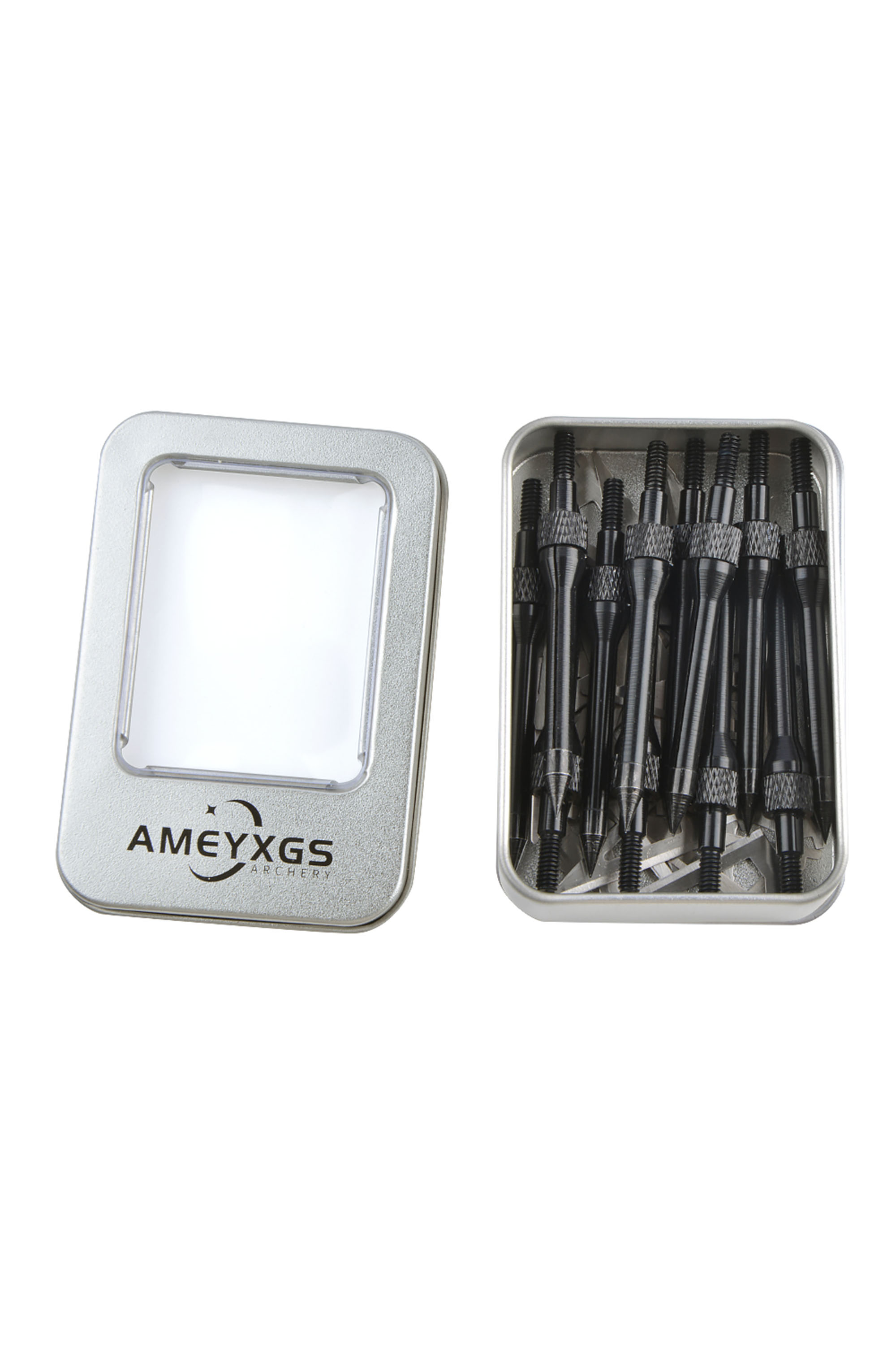 Arrowhead Box with Foam – 6 Arrowheads, 4 Color Options