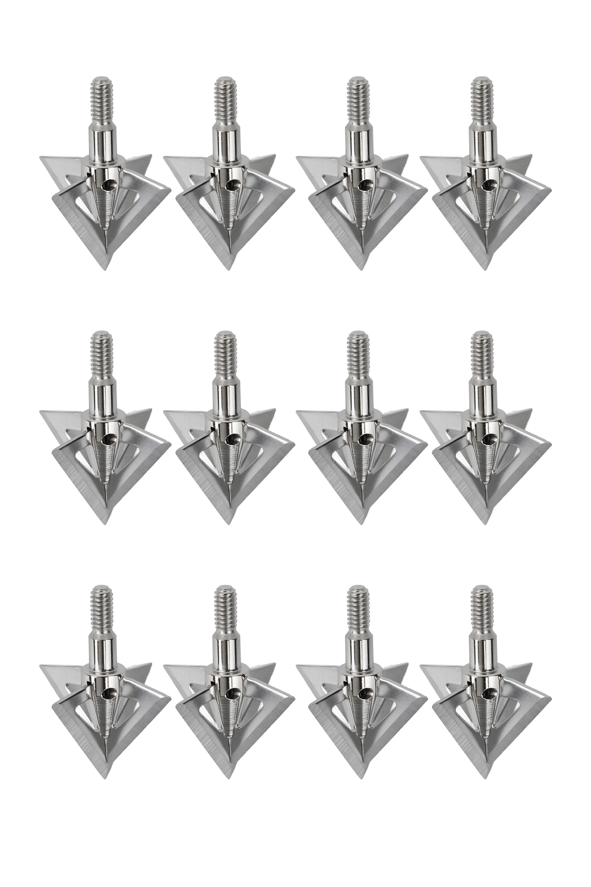 100 Grain Cross Star Broadheads – Precision Hunting Set of 12Pcs
