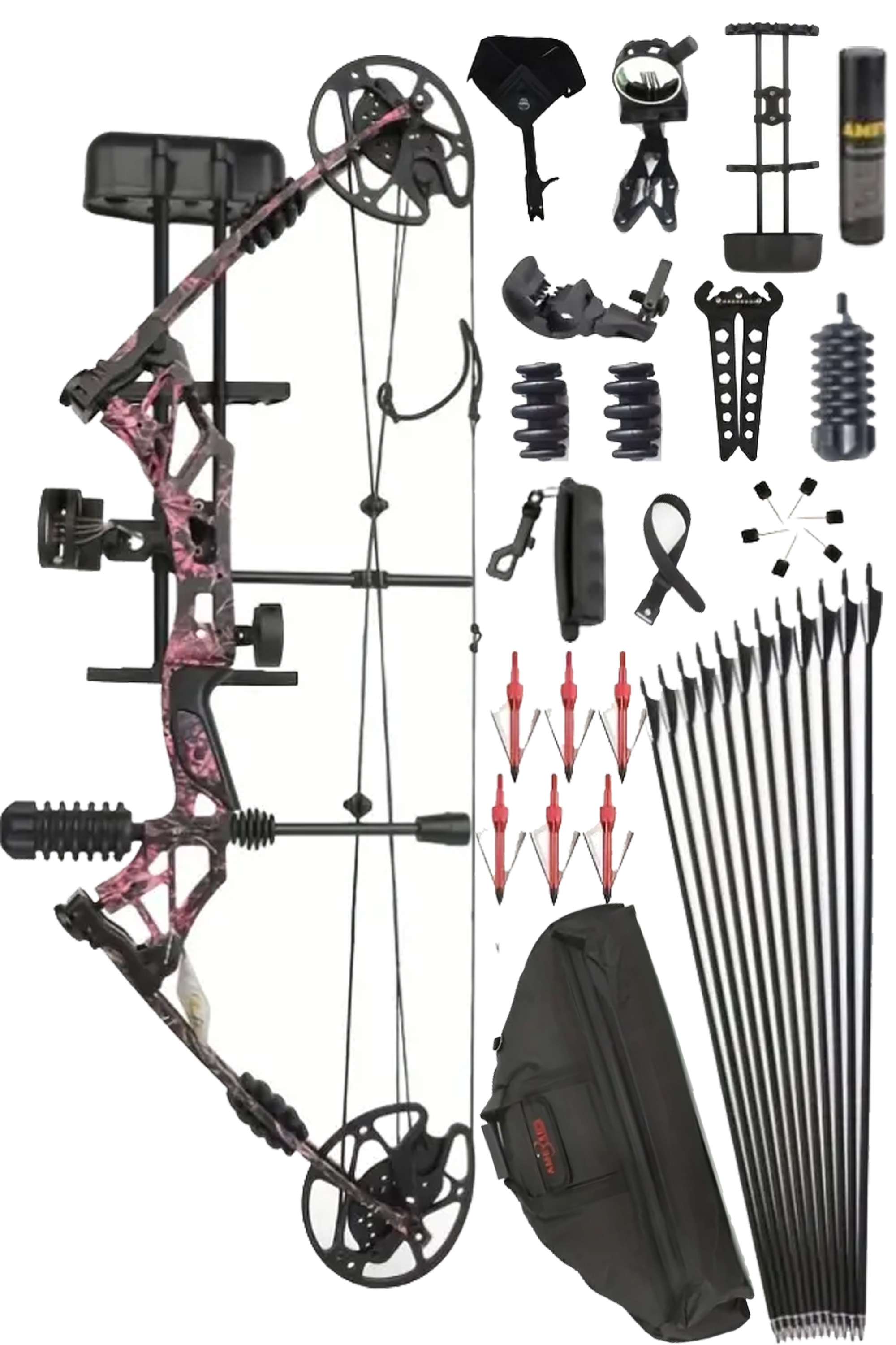 Kaimei Han 30-60Lbs Adjustable Hunting Compound Bow Set