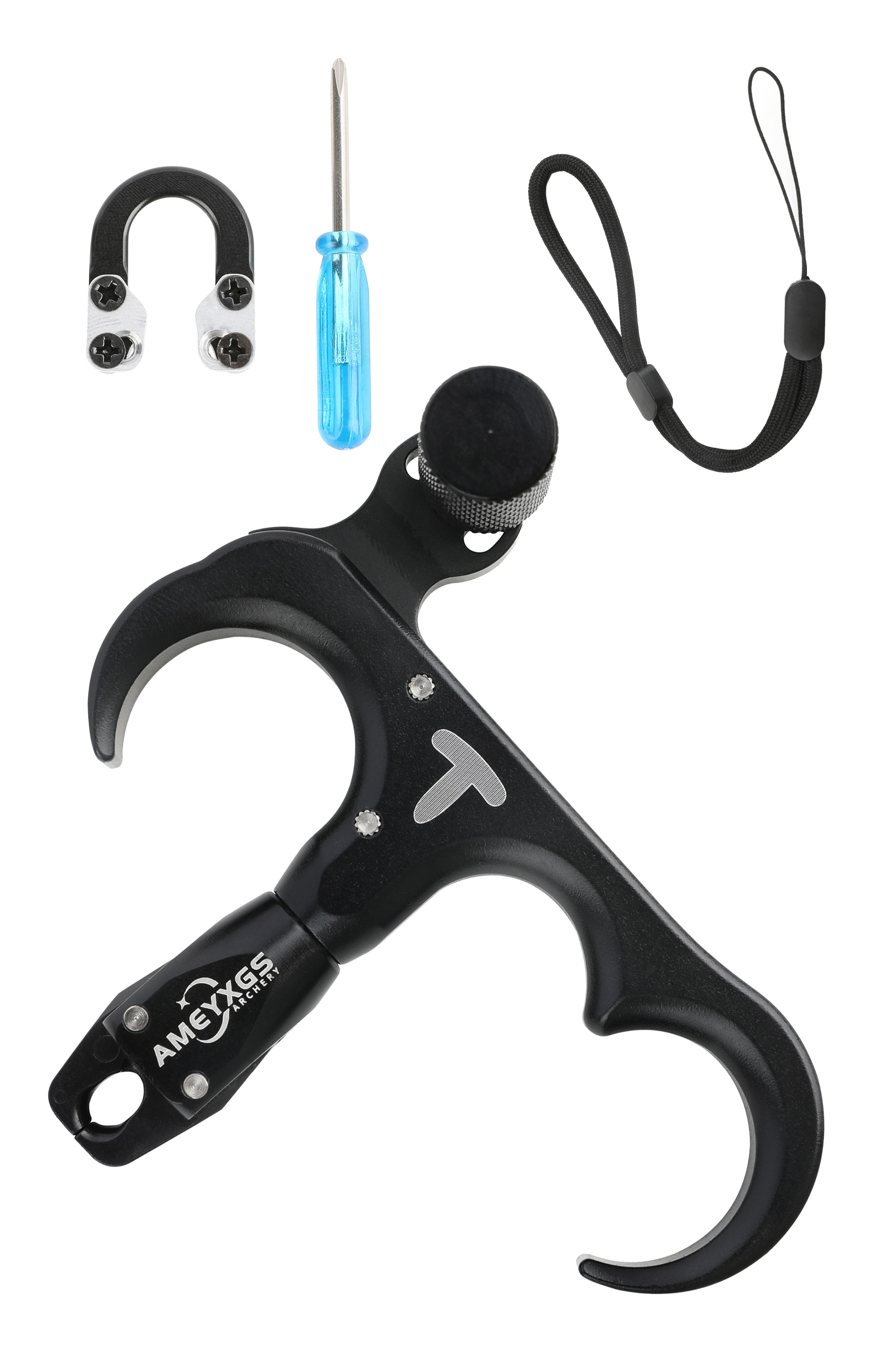 Archery T Space Bow Release 3-Finger 360° Rotating