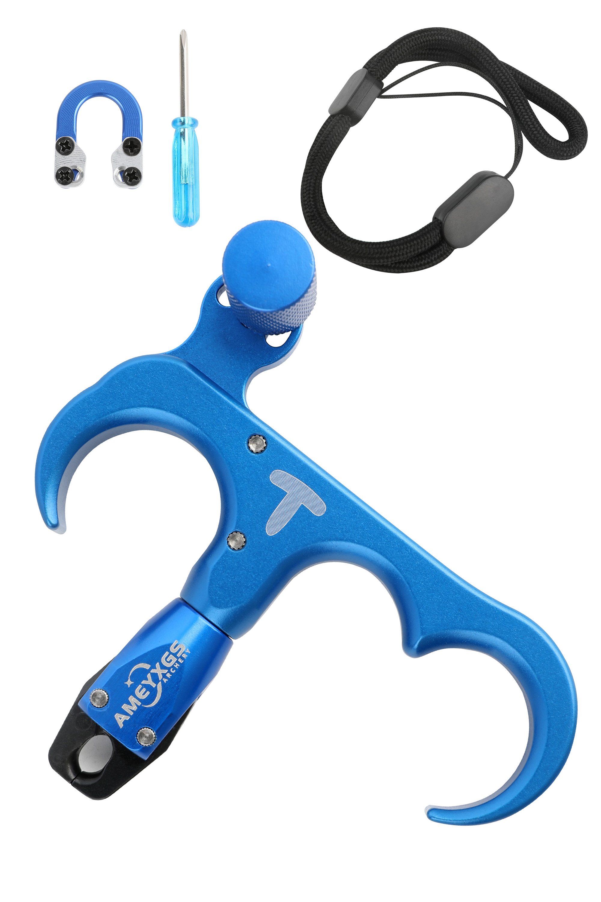 Archery T Space Bow Release 3-Finger 360° Rotating