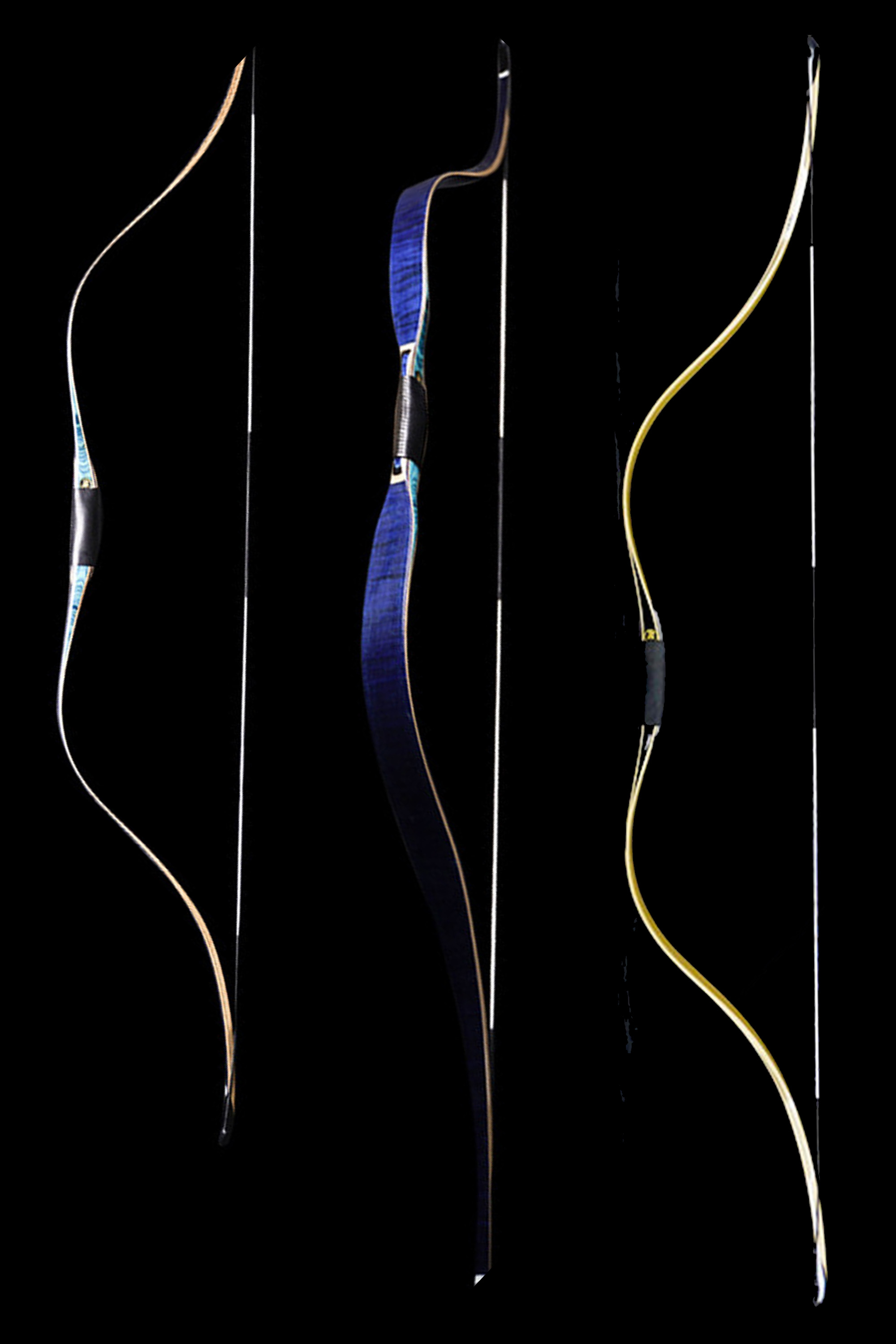 AF ZhuRan Traditional Hunting Recurve Bow 65" One-piece 20-50lbs