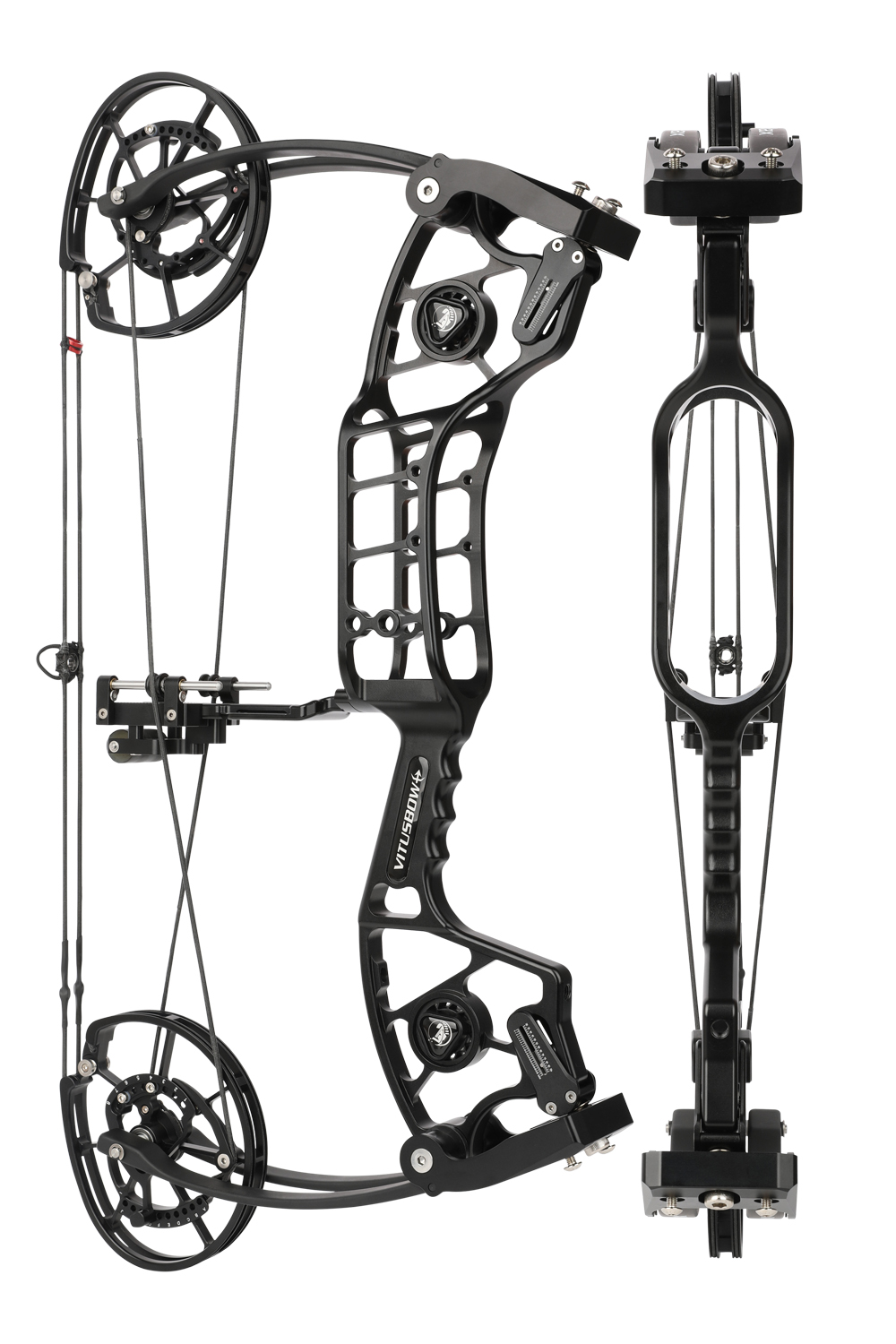 Vitus Max 30-80Lbs Dual Purpose Compound Bow Set Archery Steel Ball-Lokearchery