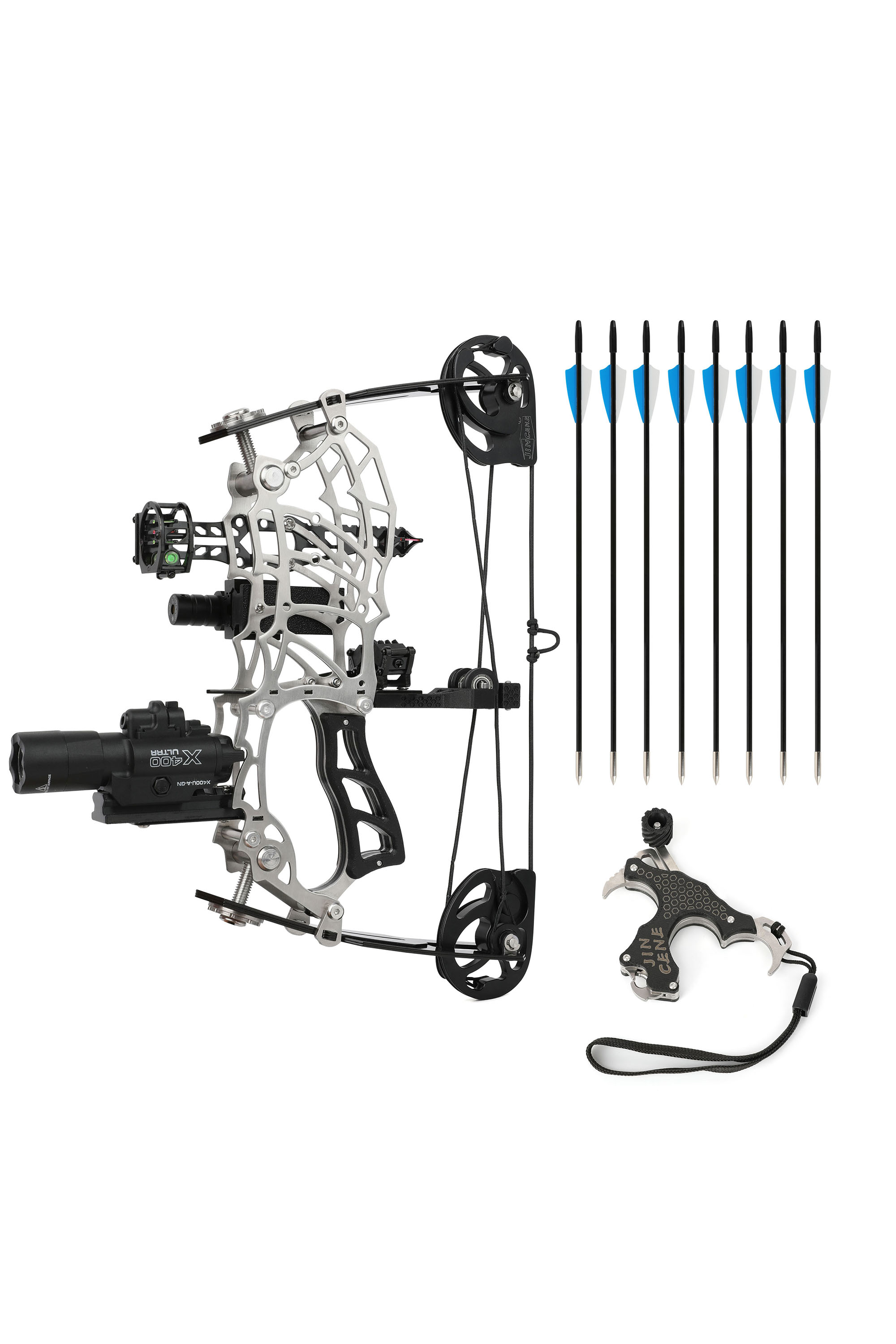 15-32lbs Adjustable Mini Compound Bow Arrow Set Archery Shooting