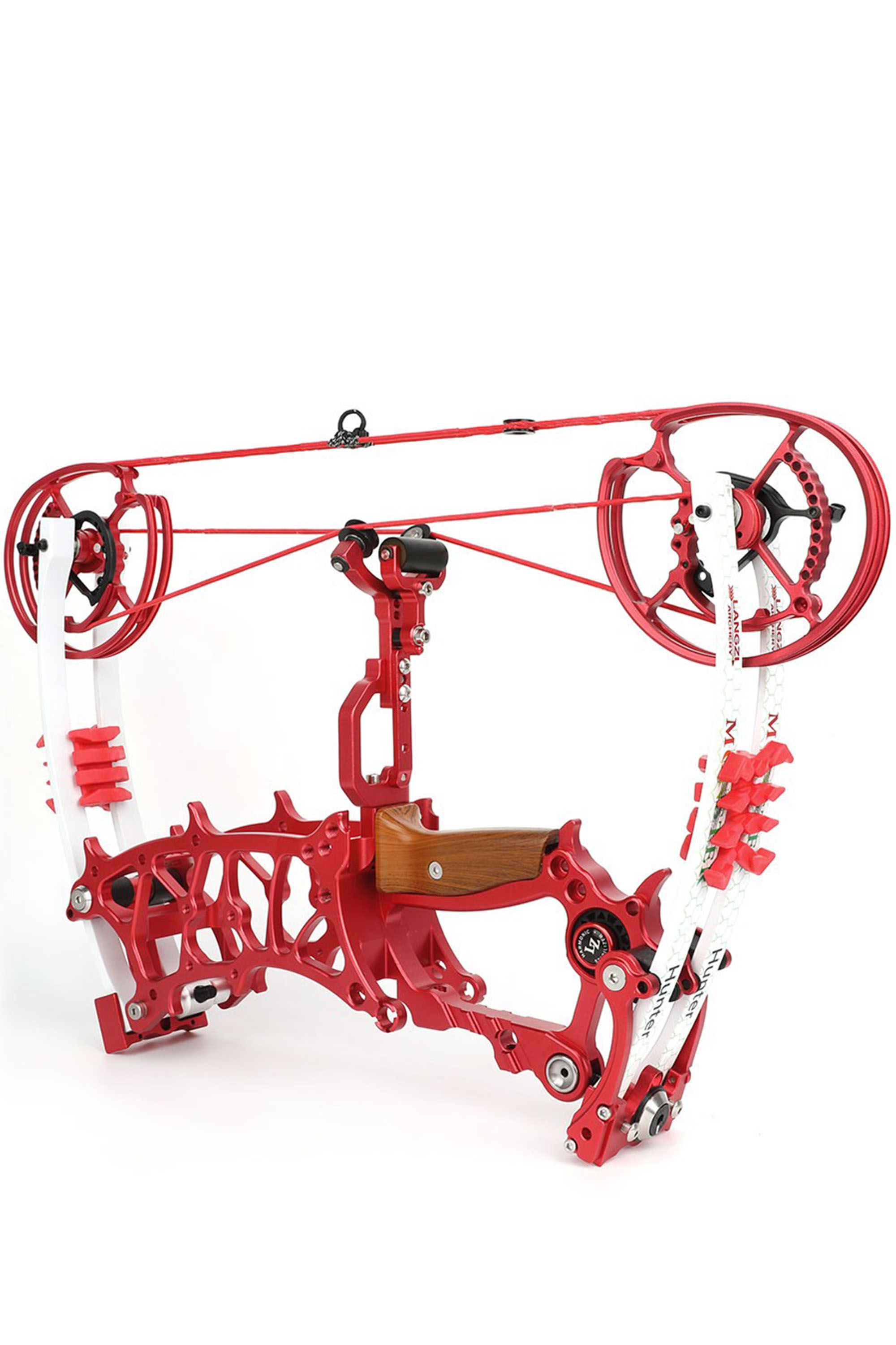  Archery 17" 30-75Lbs Steel Ball Compound Bow Set RH LH