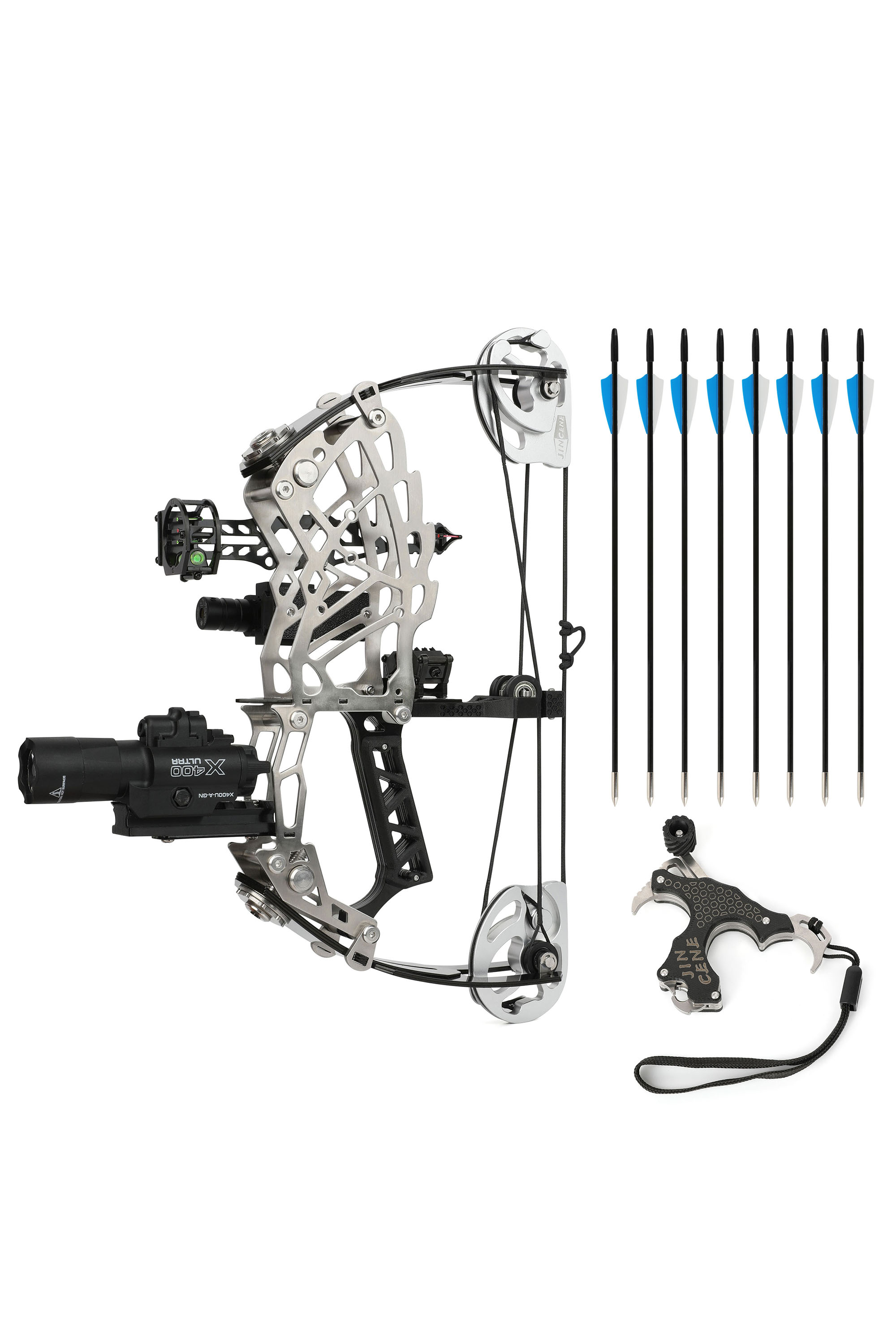 15-32lbs Adjustable Mini Compound Bow Arrow Set Archery Shooting