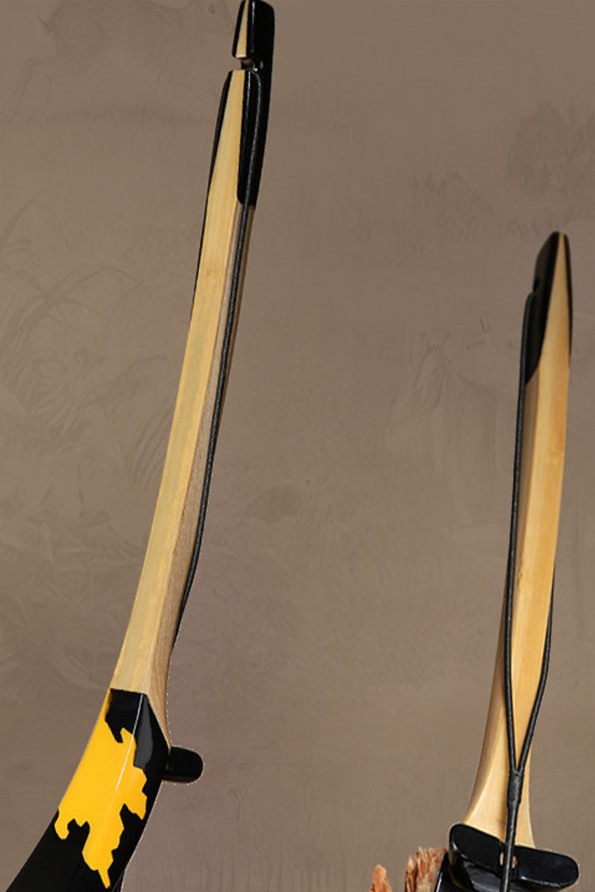 AF Qing Traditional Hunting Recurve Bow One-piece 25-45lbs