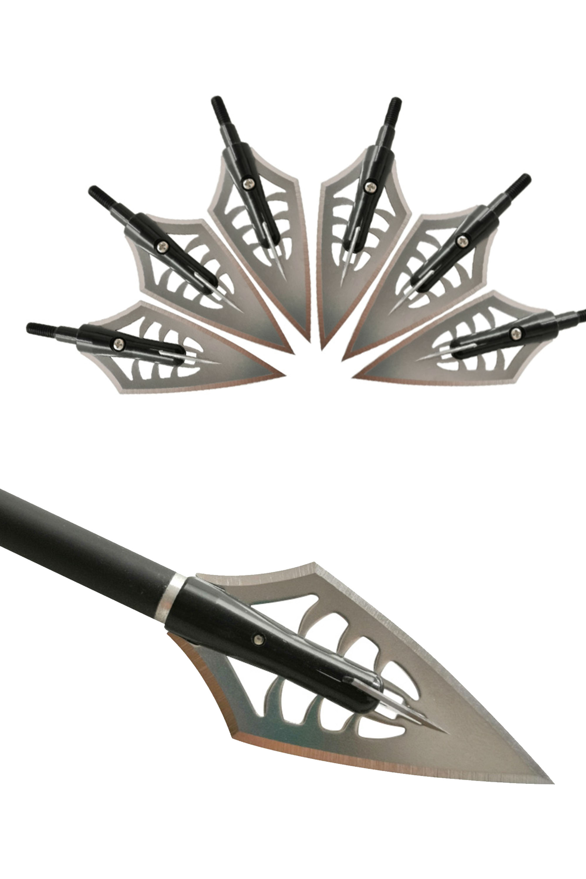 12pcs Broadheads Archery Bowhunting  Hunting Arrow Tips