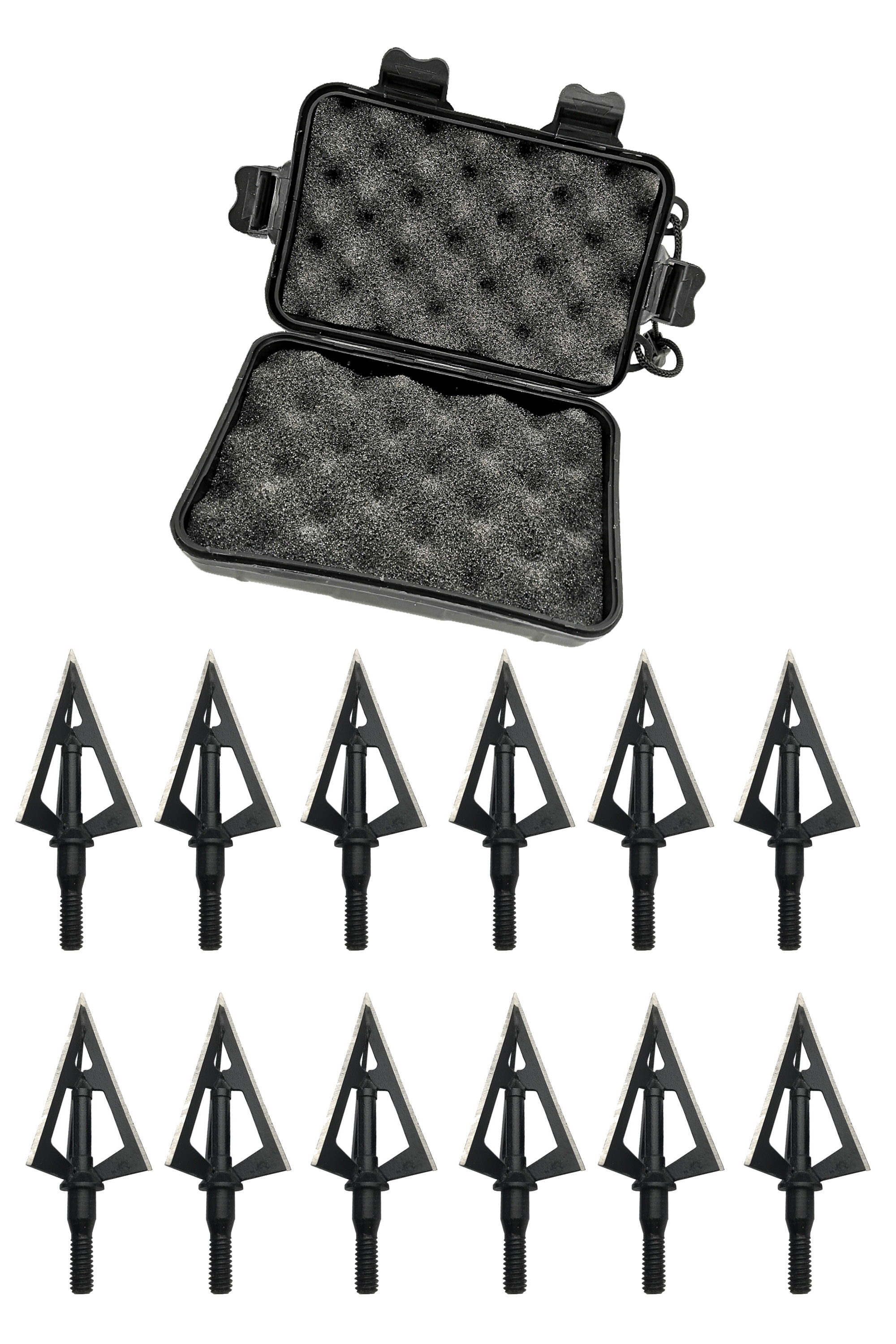 100 Grain Stainless Steel Hunting Broadheads for Compound Bows