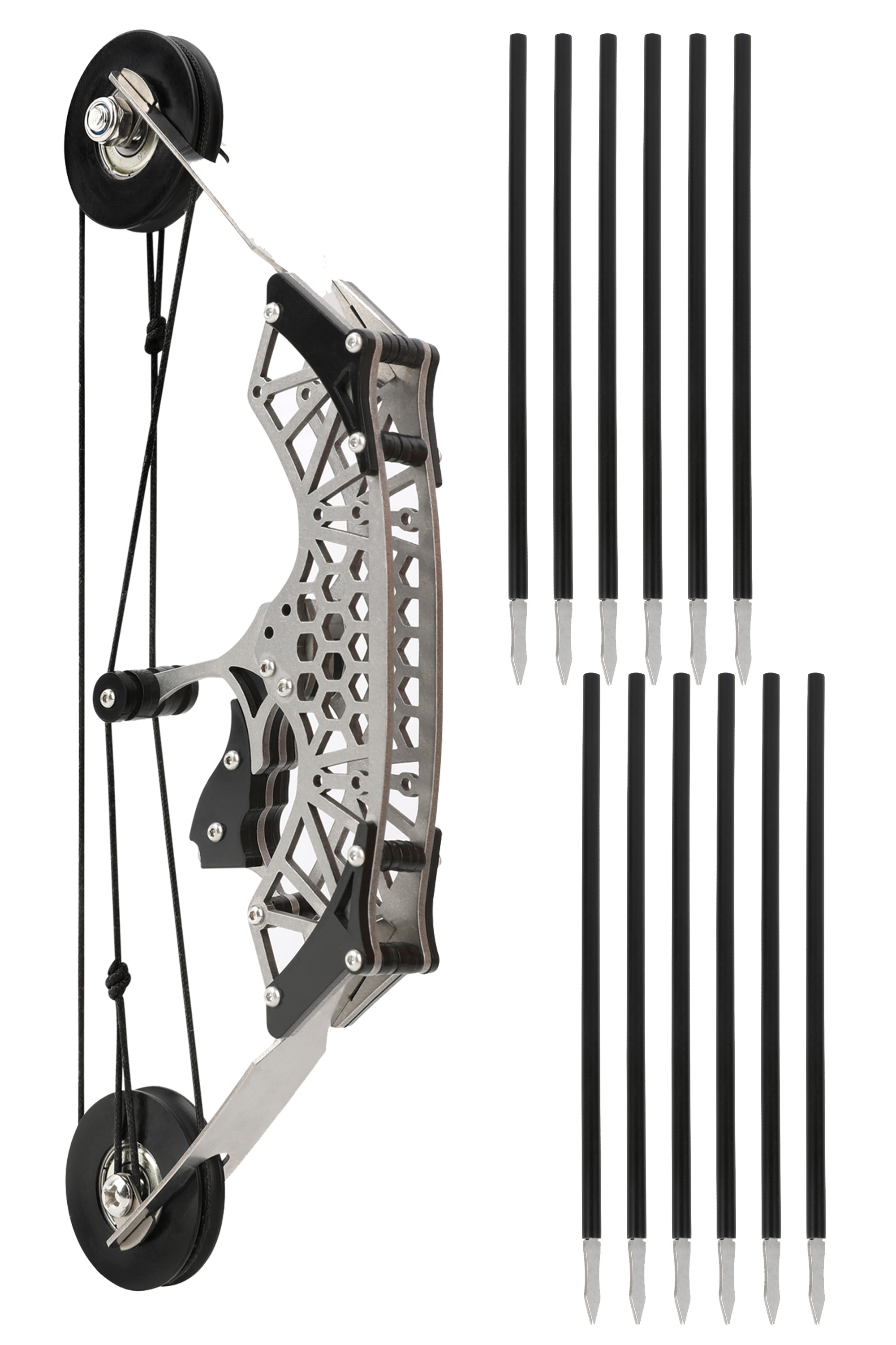 Archery Mini Compound Bow Arrows Archery Target Toy Gift