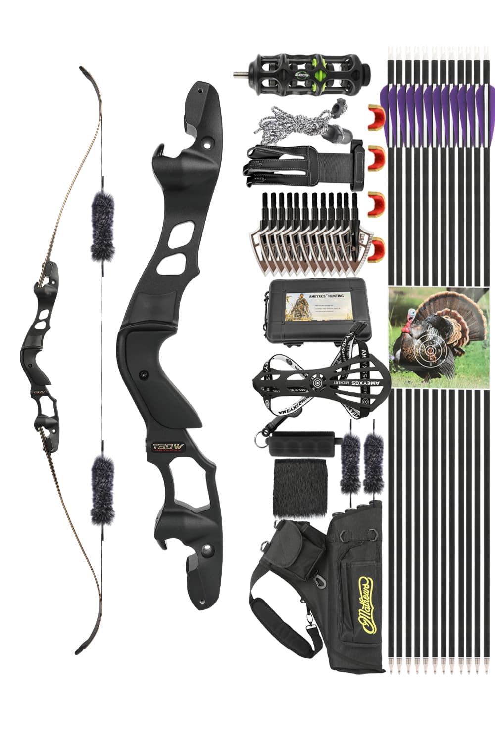 Tbow ILF 25-60Lbs Recurve Bow Suitable For Hunting